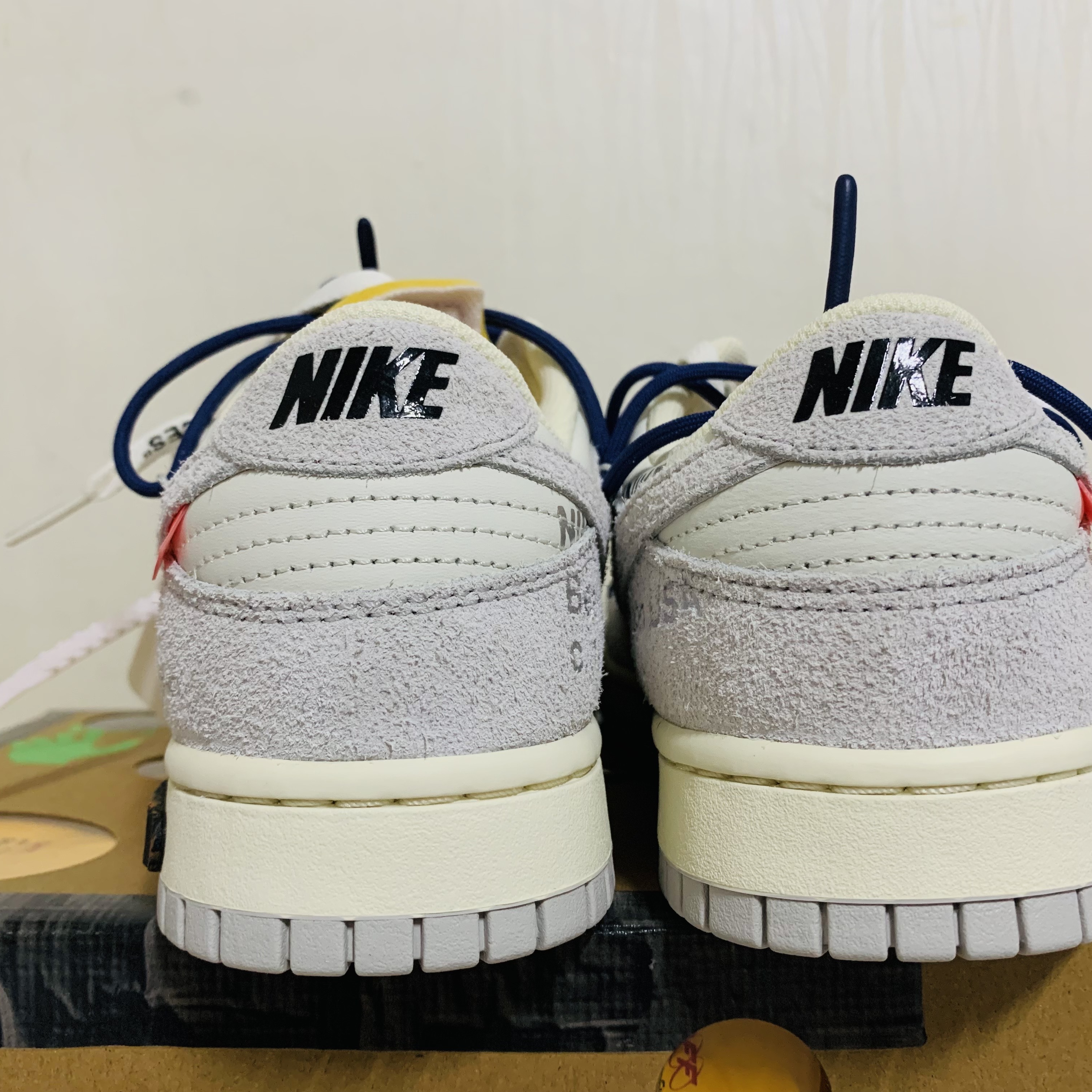 Nike x Off-White Dunk Low The 50 - Lot 18 착용 스타일 - 4