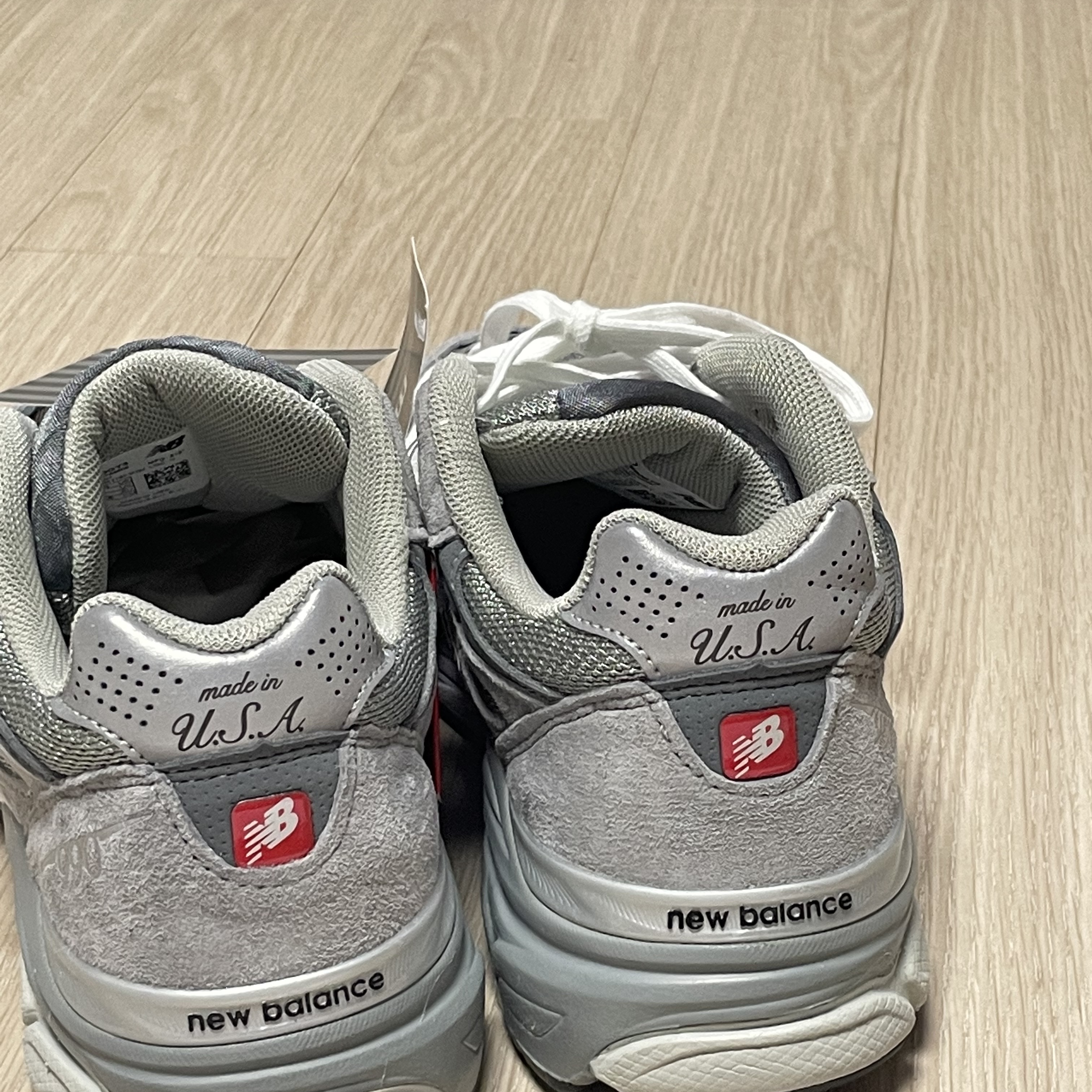 New Balance 990v3 Made in USA Grey - D Standard 착용 스타일 - 2