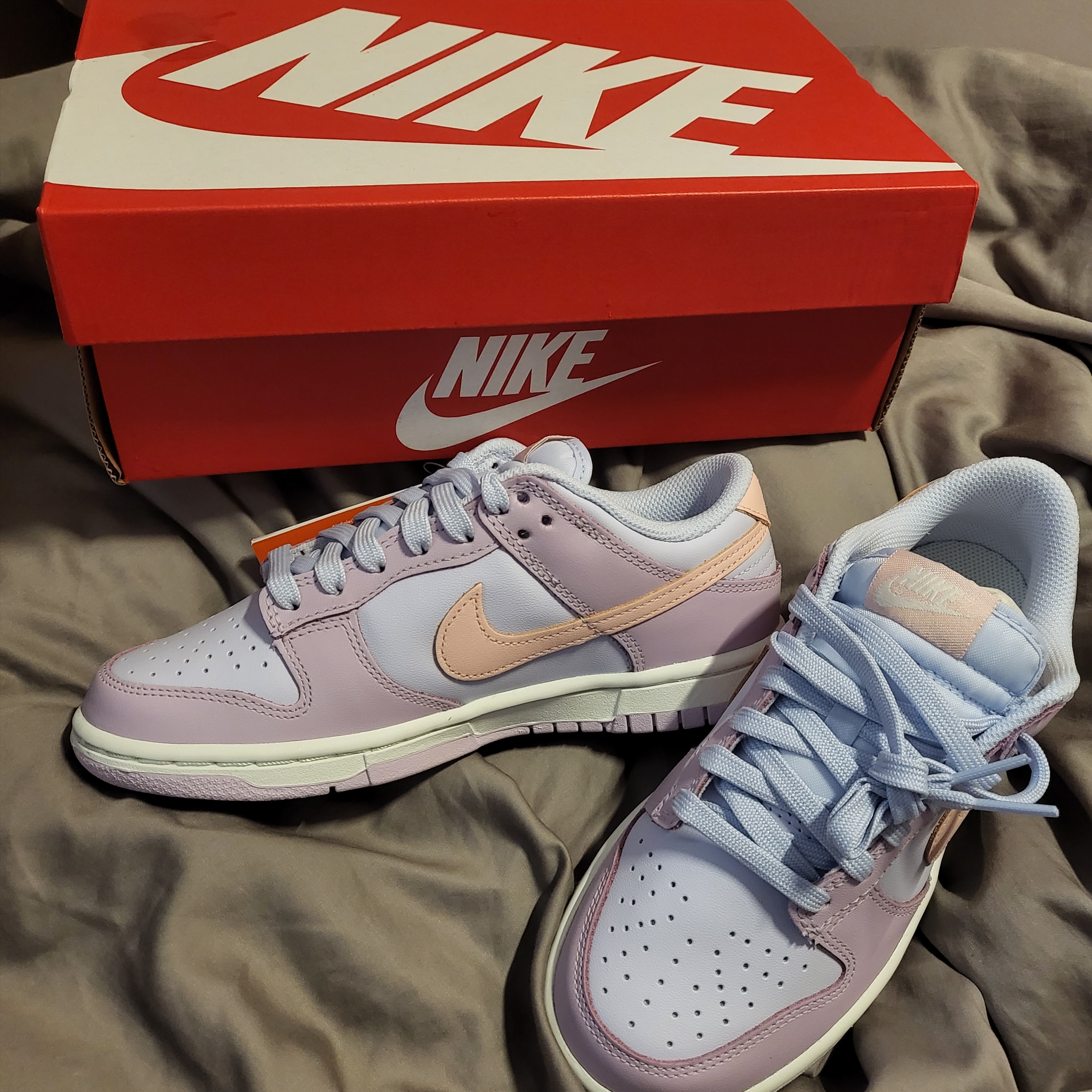 (W) Nike Dunk Low Atmosphere Pink 착용 스타일