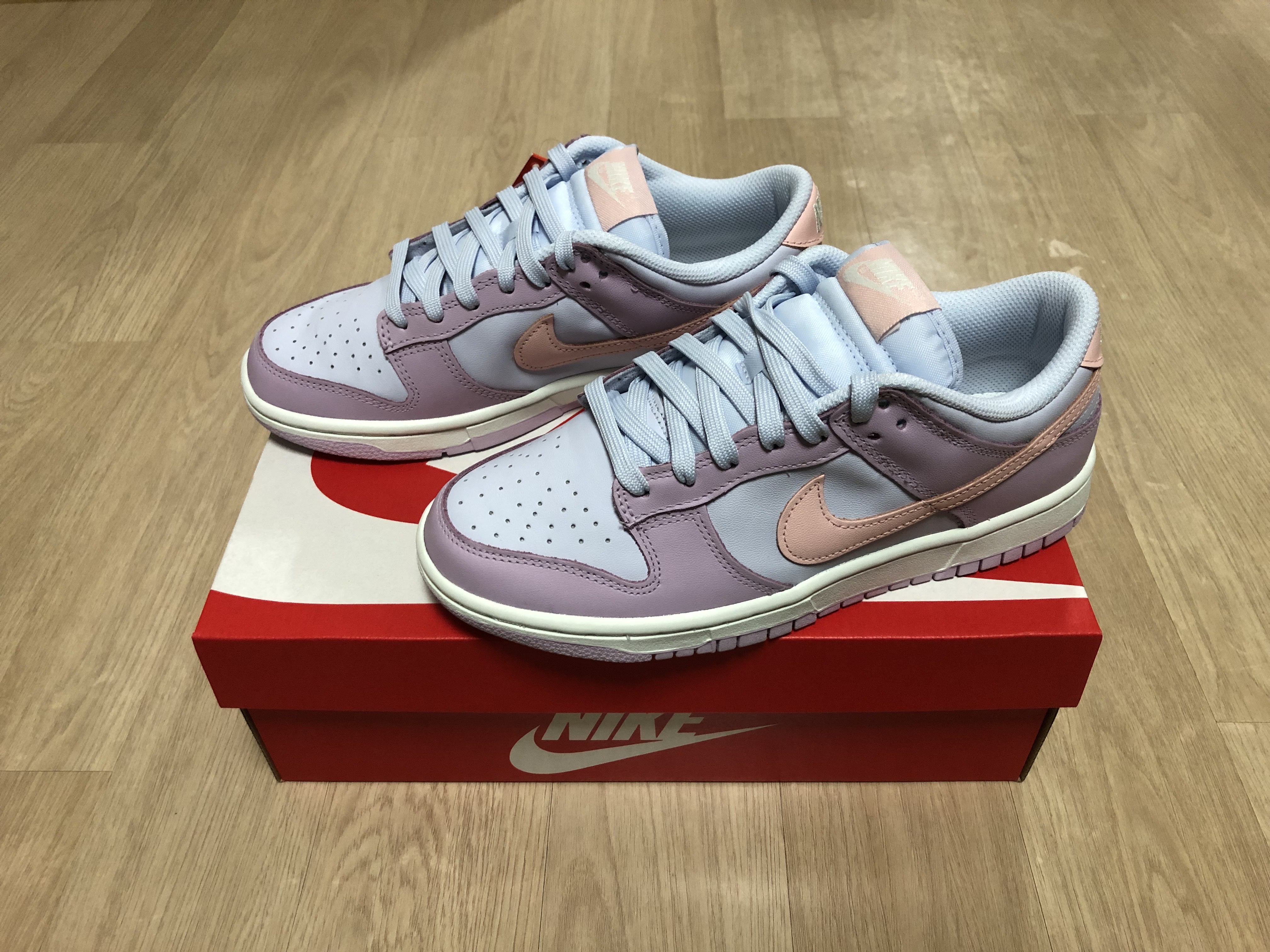 (W) Nike Dunk Low Atmosphere Pink 착용 스타일