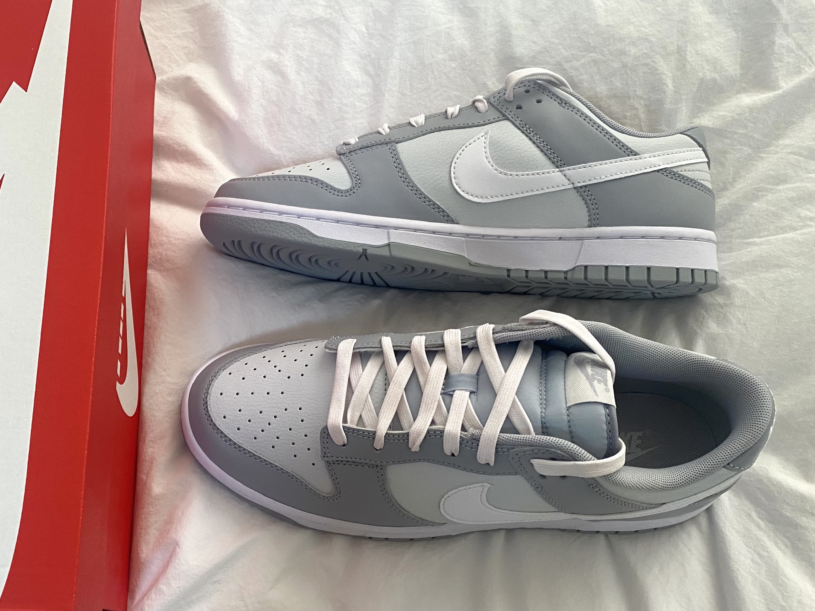 Nike Dunk Low Retro Wolf Grey 착용 스타일