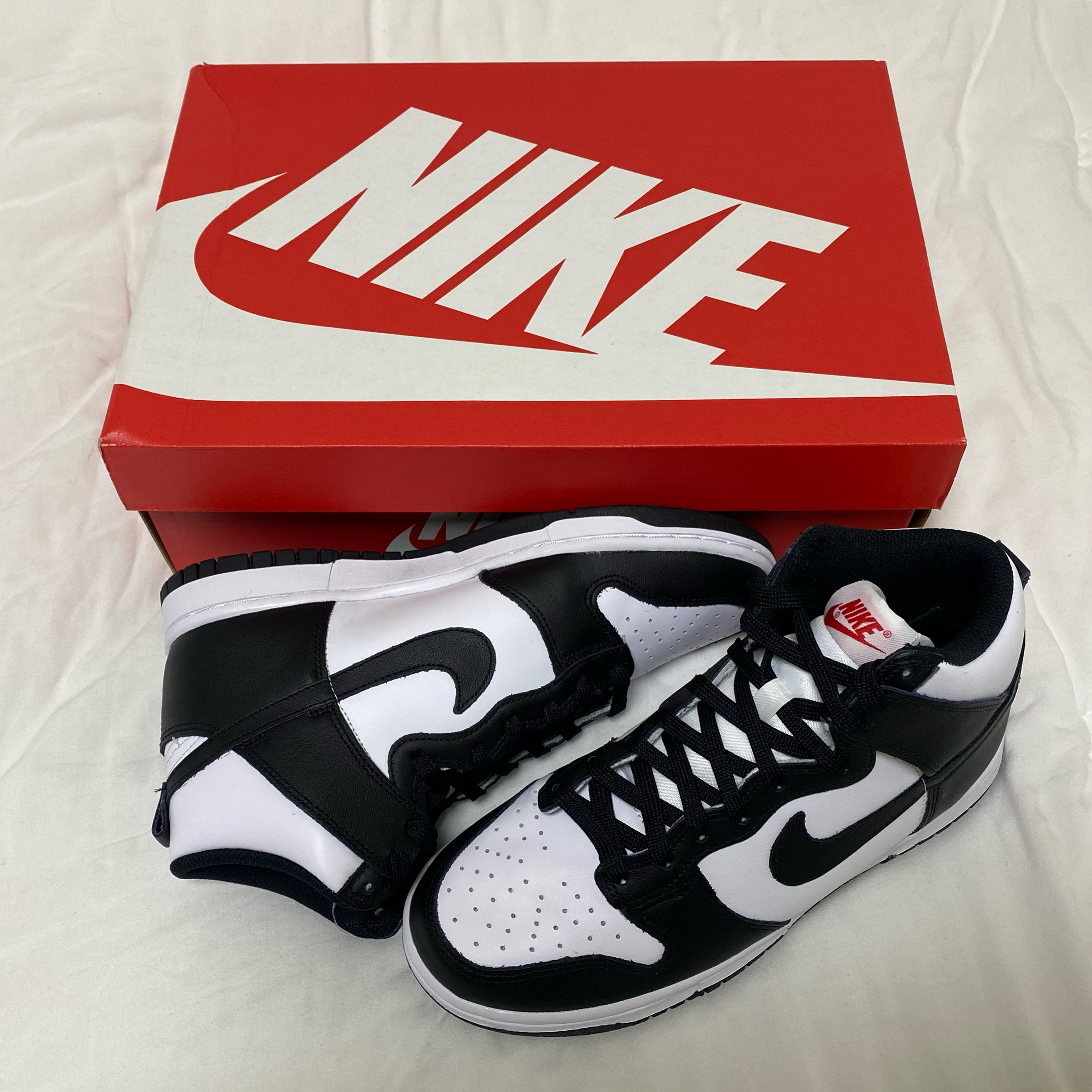 Nike Dunk High Retro Black and White, (W) Nike Dunk High Black and White 착용 스타일 - 2