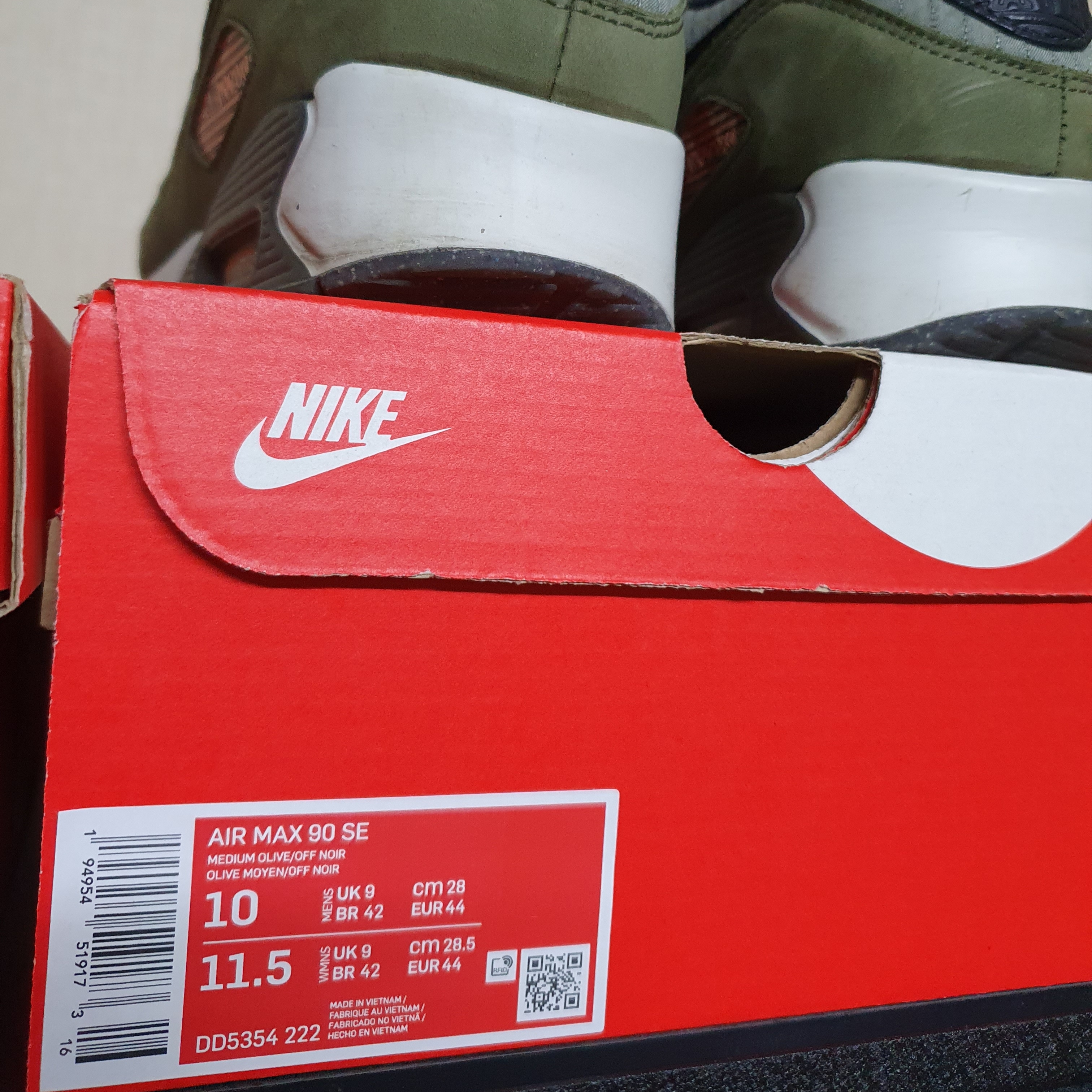 Nike Air Max 90 SE Surplus Supply 착용 스타일 - 1