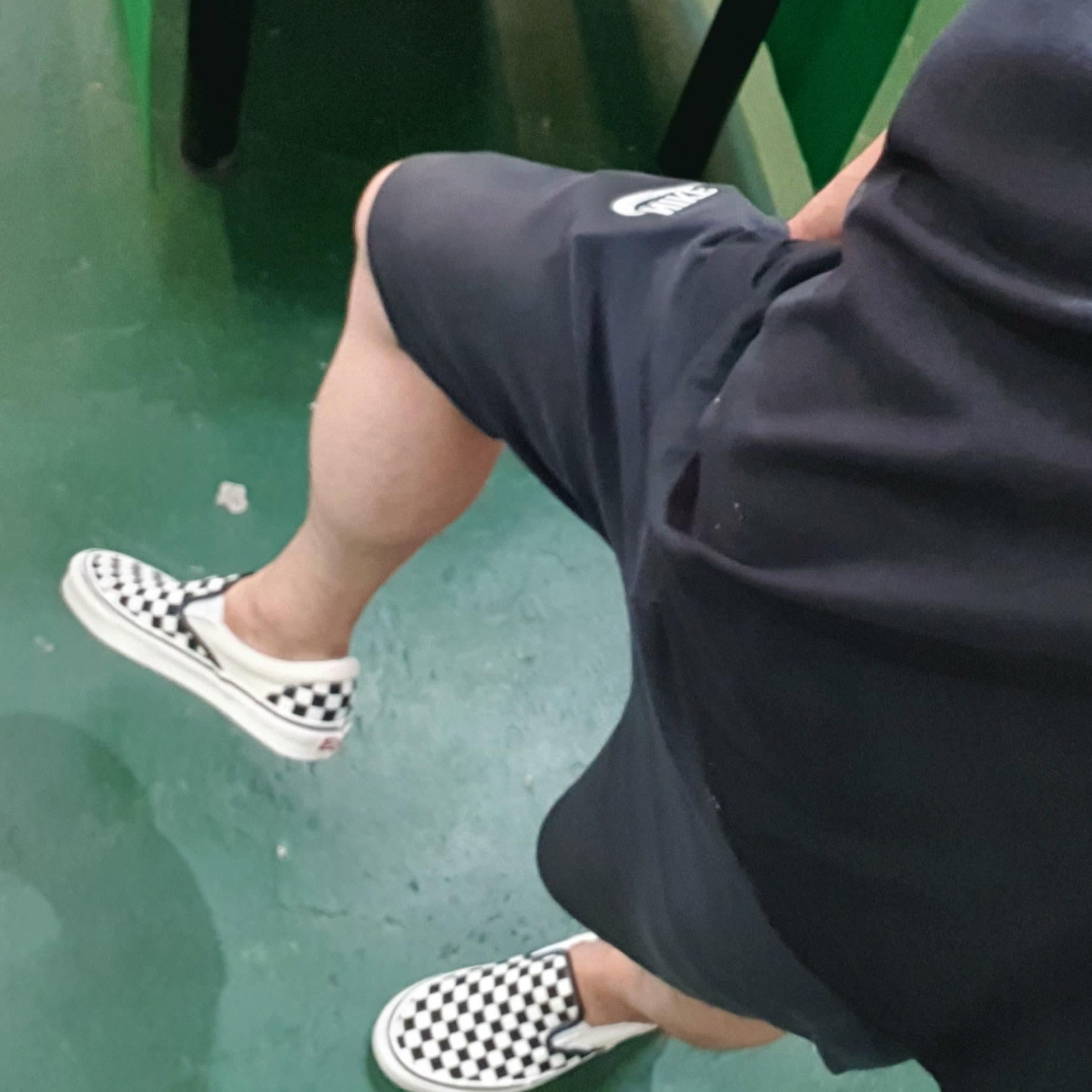 Vans Slip-On 98 DX Anaheim Factory Classic Checkerboard 착용 스타일 - 5