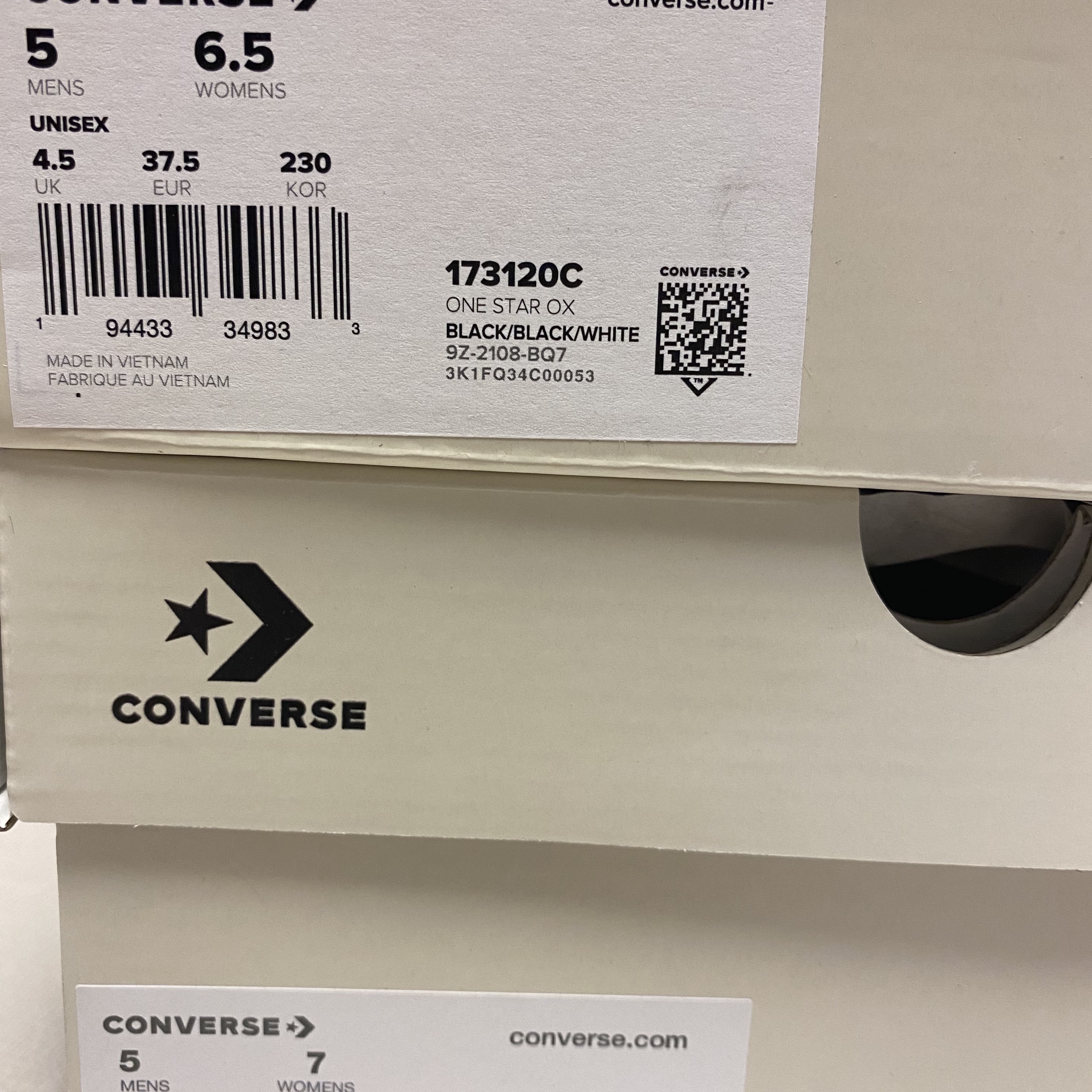 Converse x Stussy Chuck 70 High Black, Converse x Stussy One Star Ox Black 착용 스타일 - 2