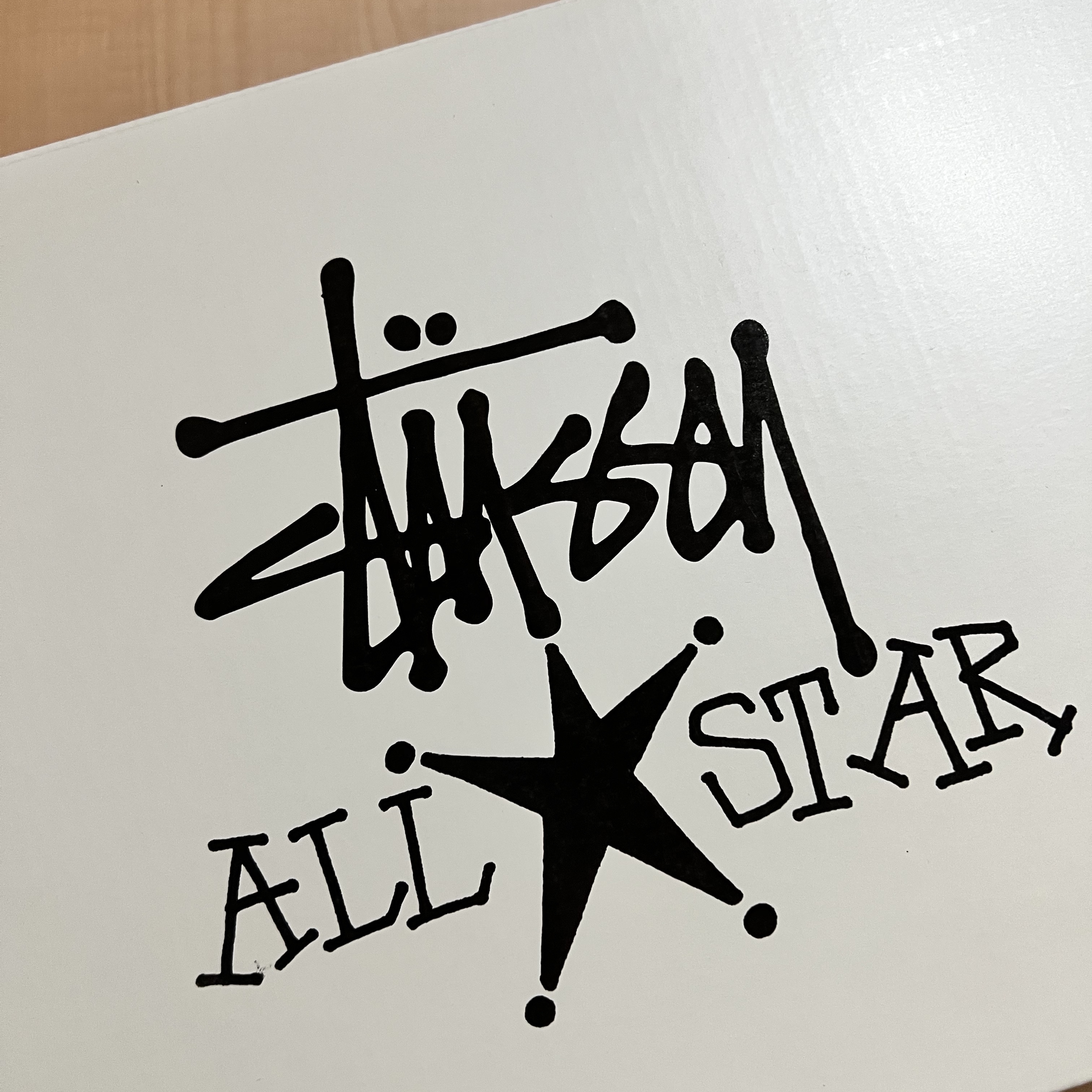 Converse x Stussy Chuck 70 High Black 착용 스타일 - 1