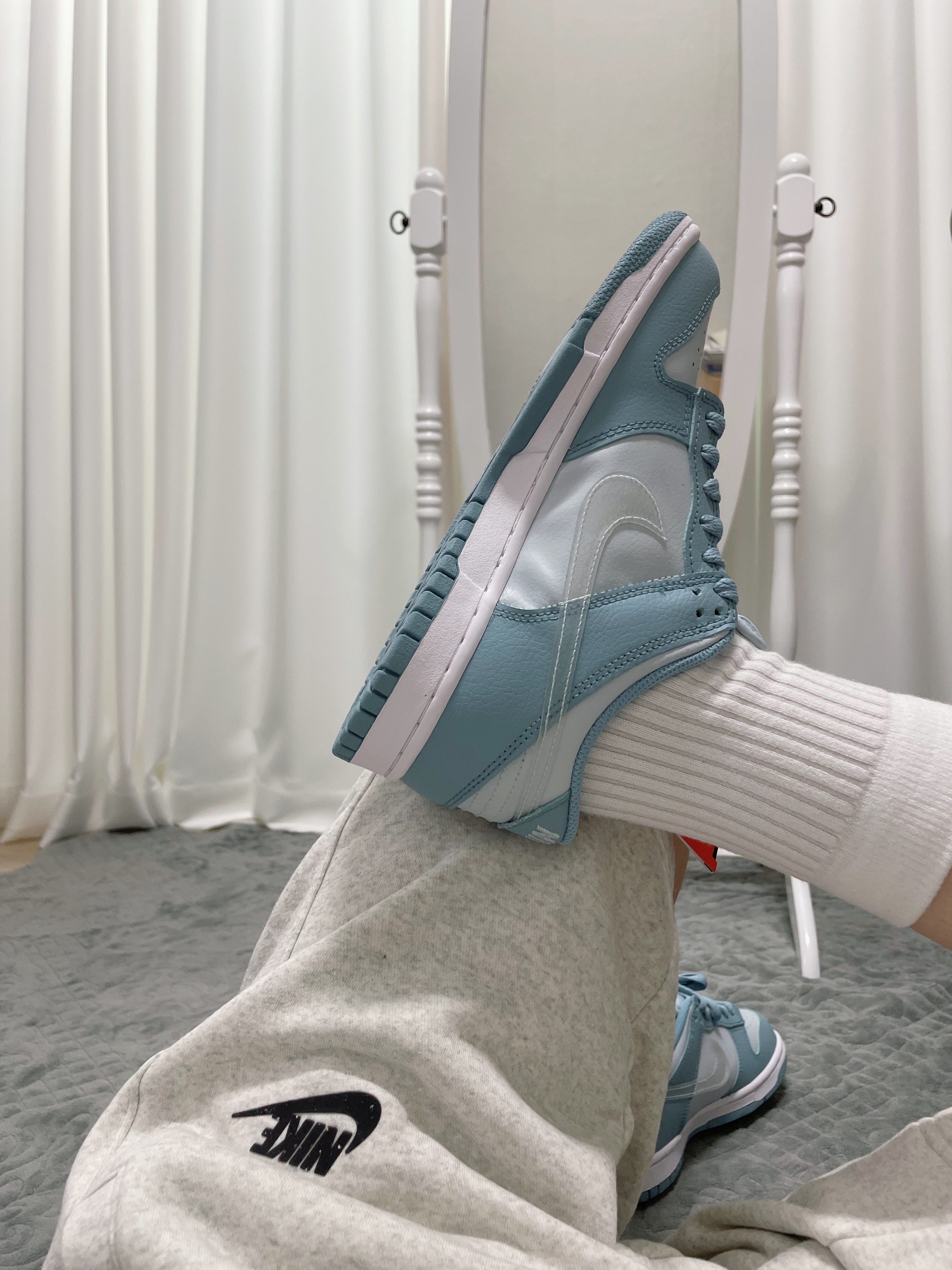 (GS) Nike Dunk Low Aura 착용 스타일 - 1