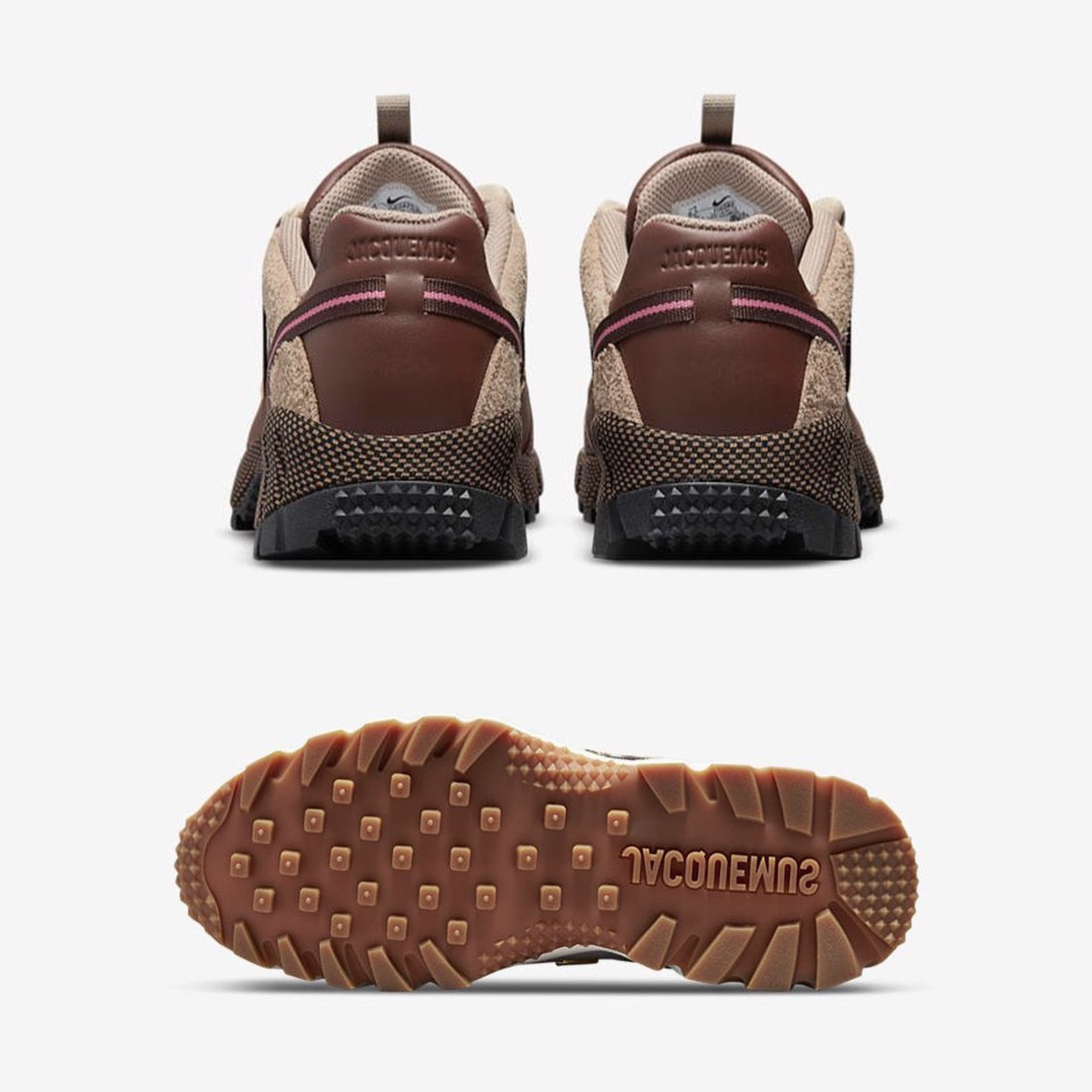 Nike x Jacquemus Air Humara LX Light Bone and Gold, Nike x Jacquemus Air Humara LX Ale Brown and Gold 착용 스타일 - 3