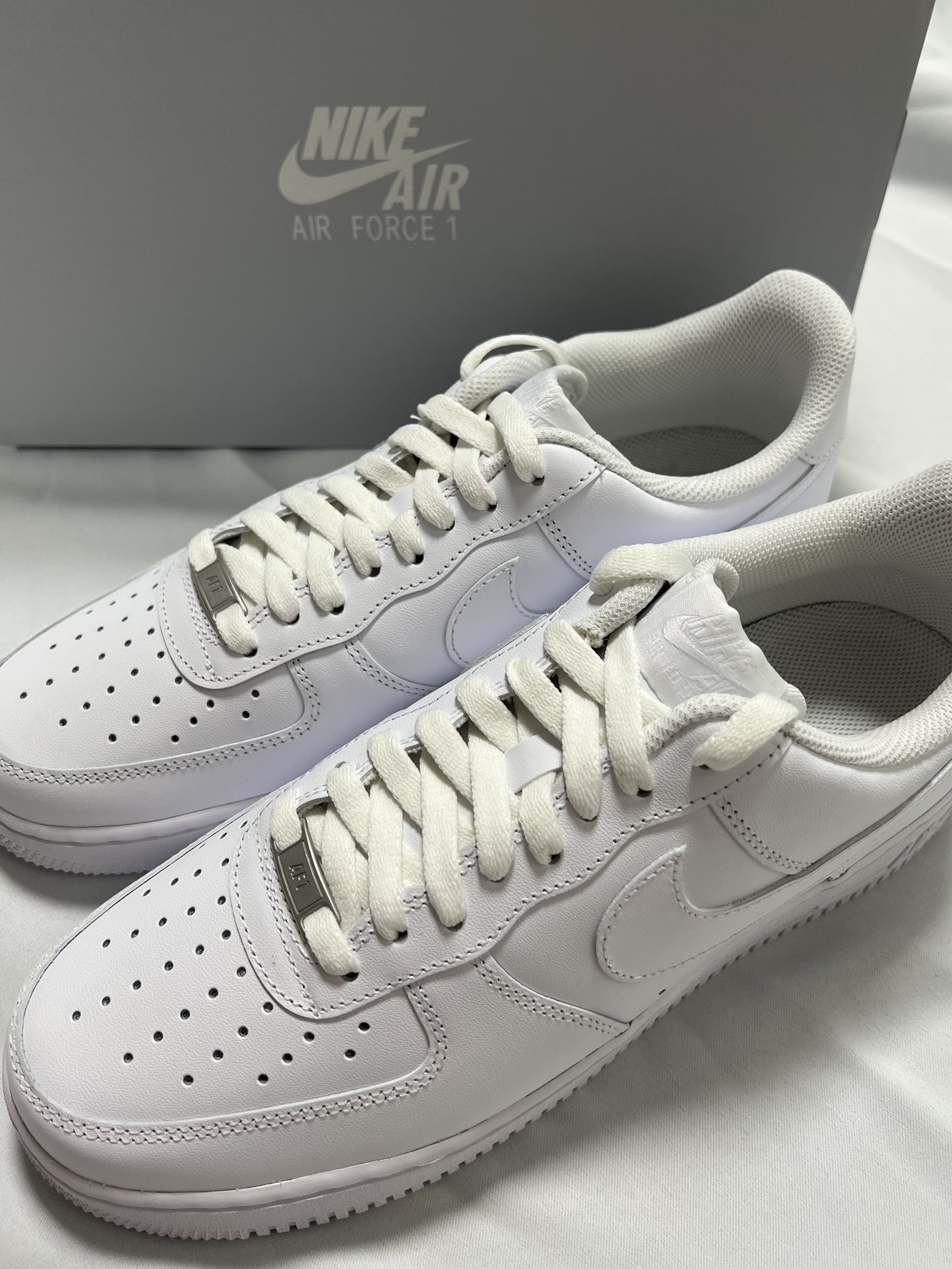 Nike Air Force 1 '07 Low White 착용 스타일