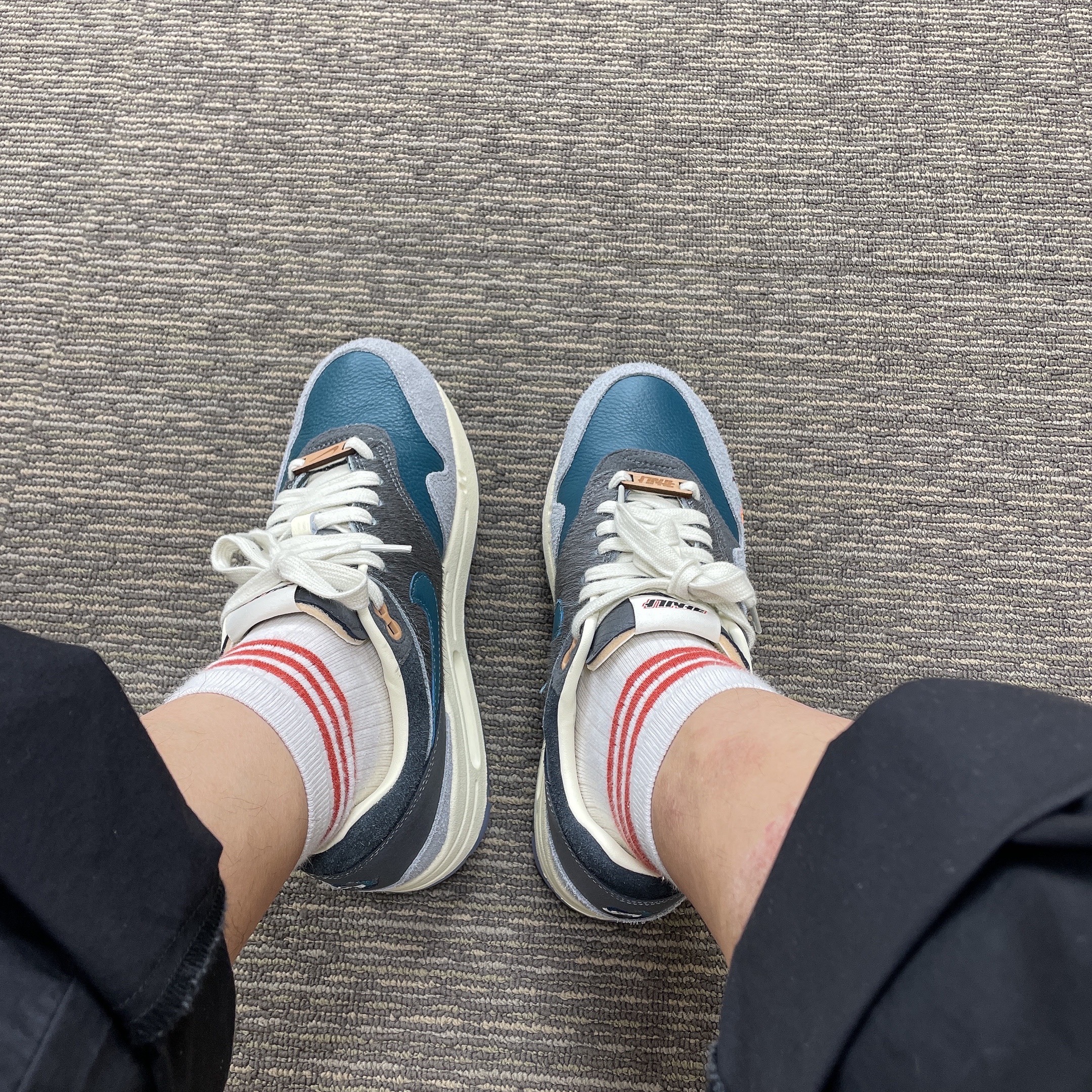 Nike x Kasina Air Max 1 SP Won-Ang Particle Grey 착용 스타일