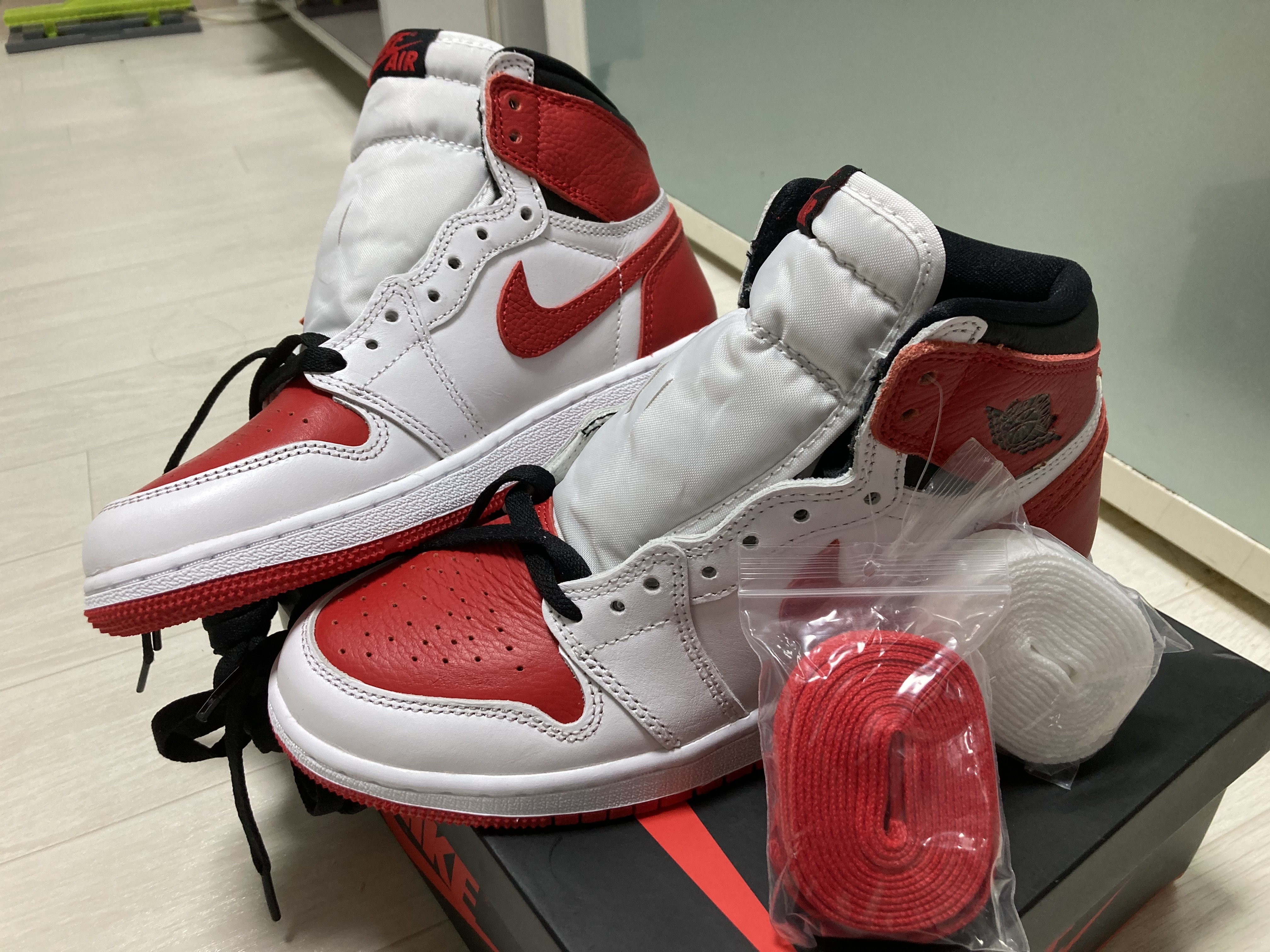 Jordan 1 Retro High OG Heritage 착용 스타일 - 1