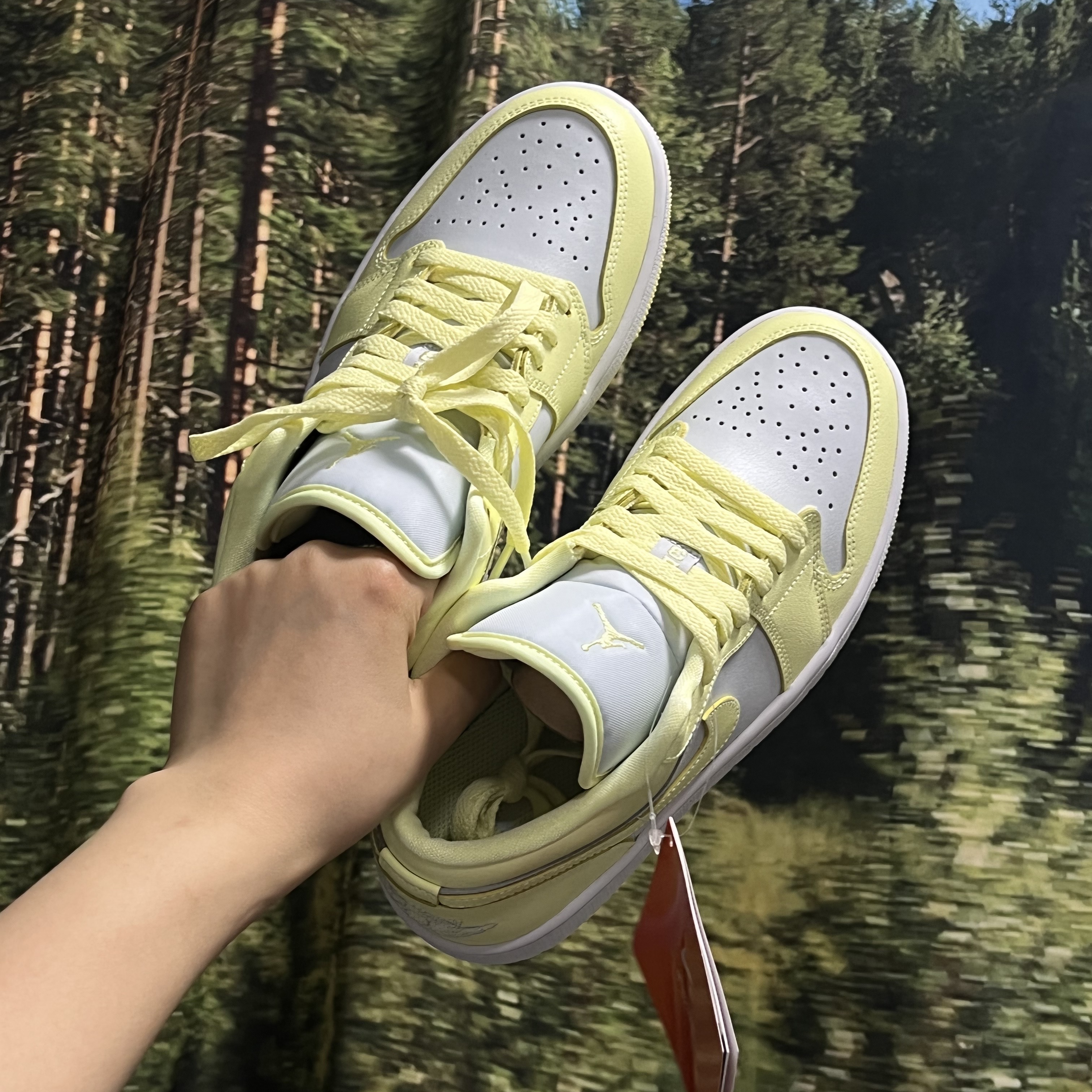 (W) Jordan 1 Low Citron Tint 착용 스타일