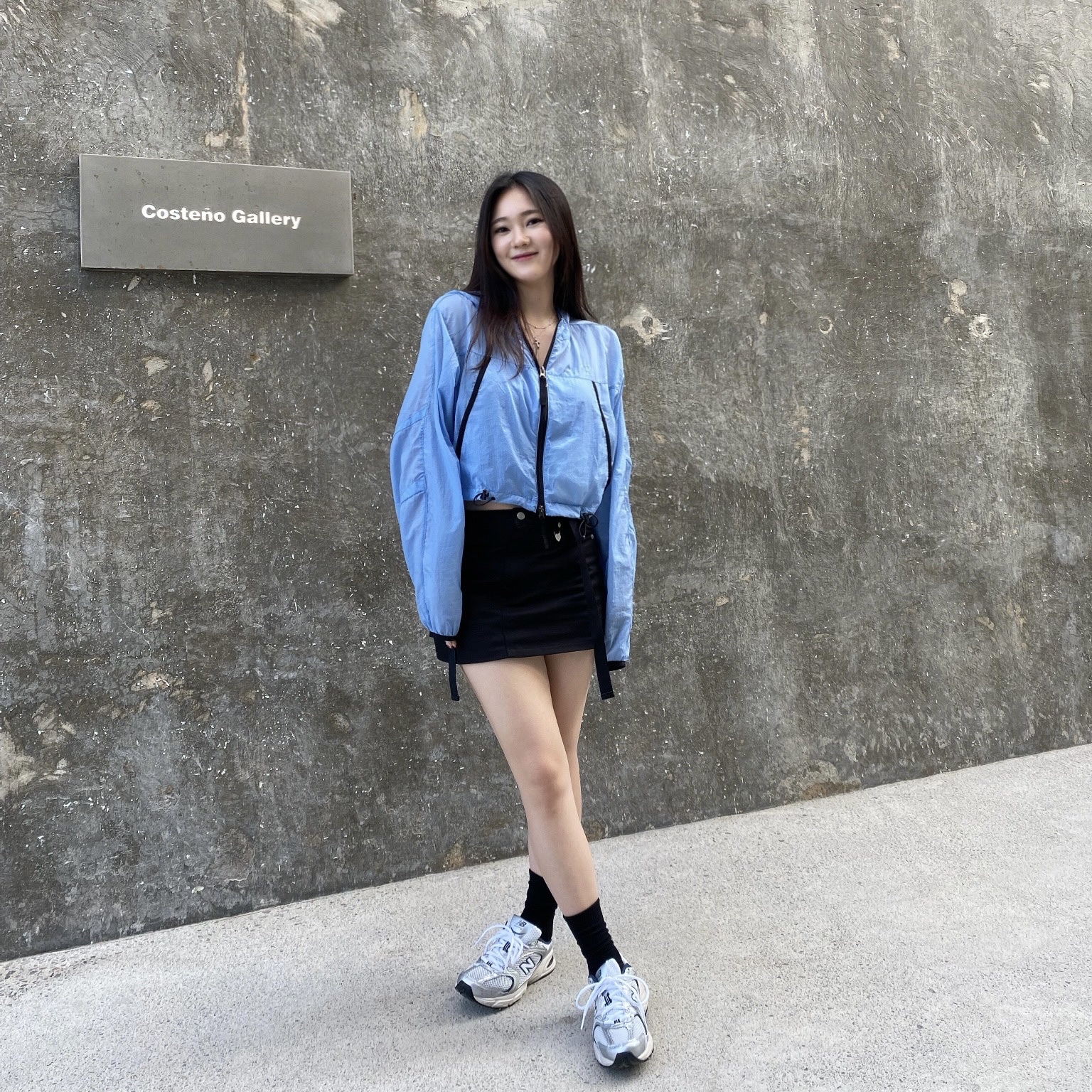 New Balance 530 Steel Grey 착용 스타일 - 1