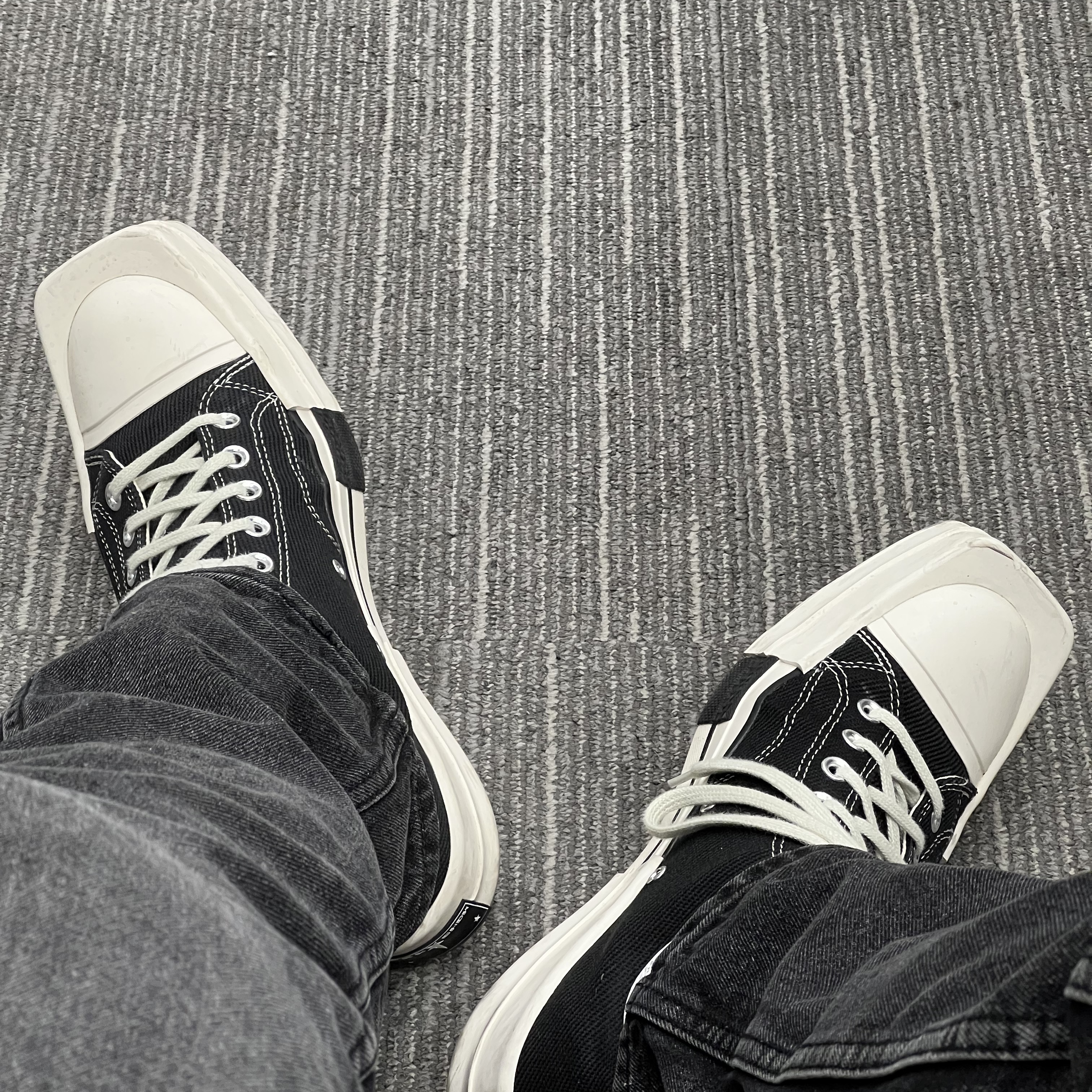 Converse x Drkshdw Turbodrk Chuck 70 Hi Black 착용 스타일