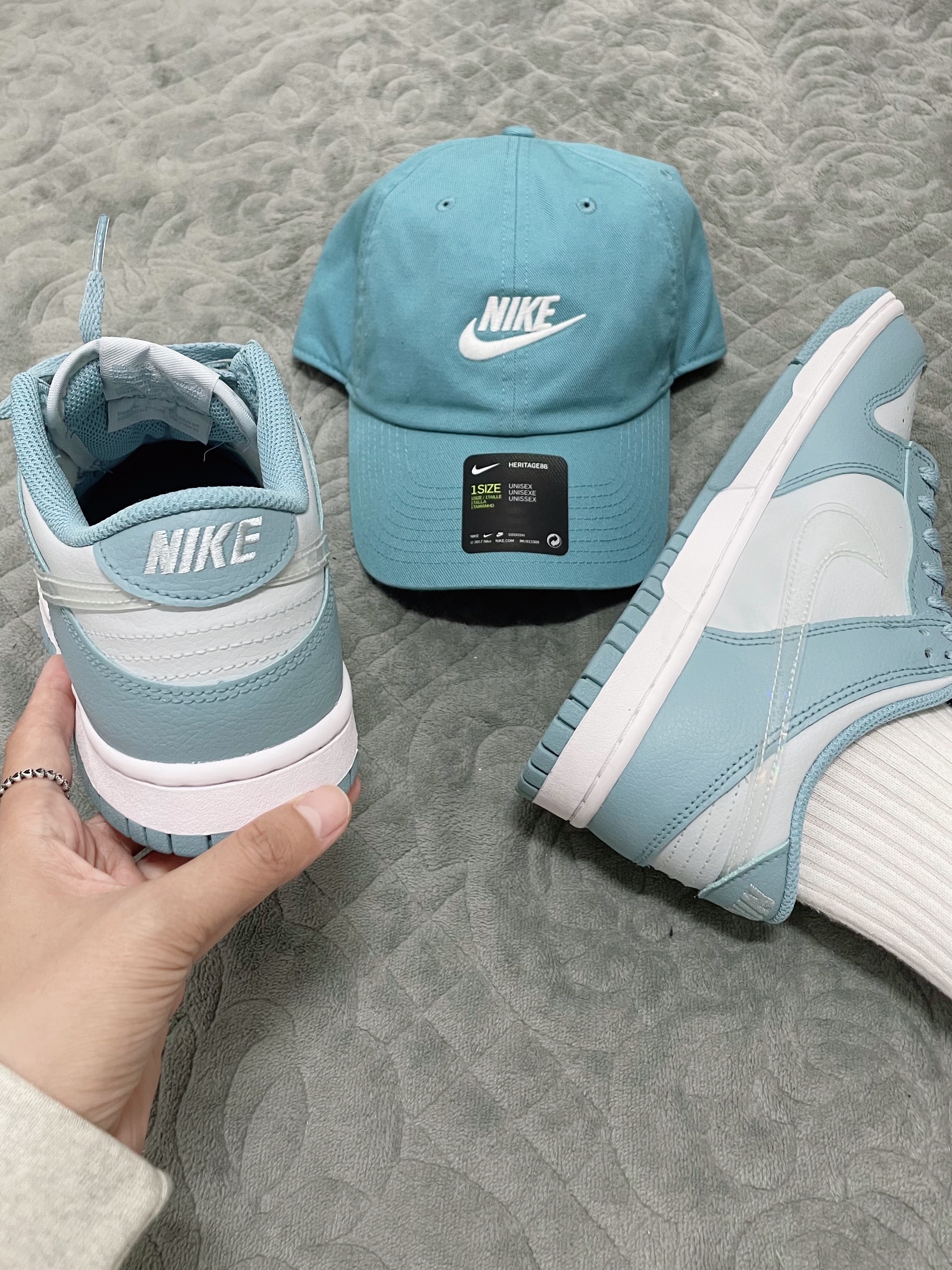(GS) Nike Dunk Low Aura 착용 스타일 - 3