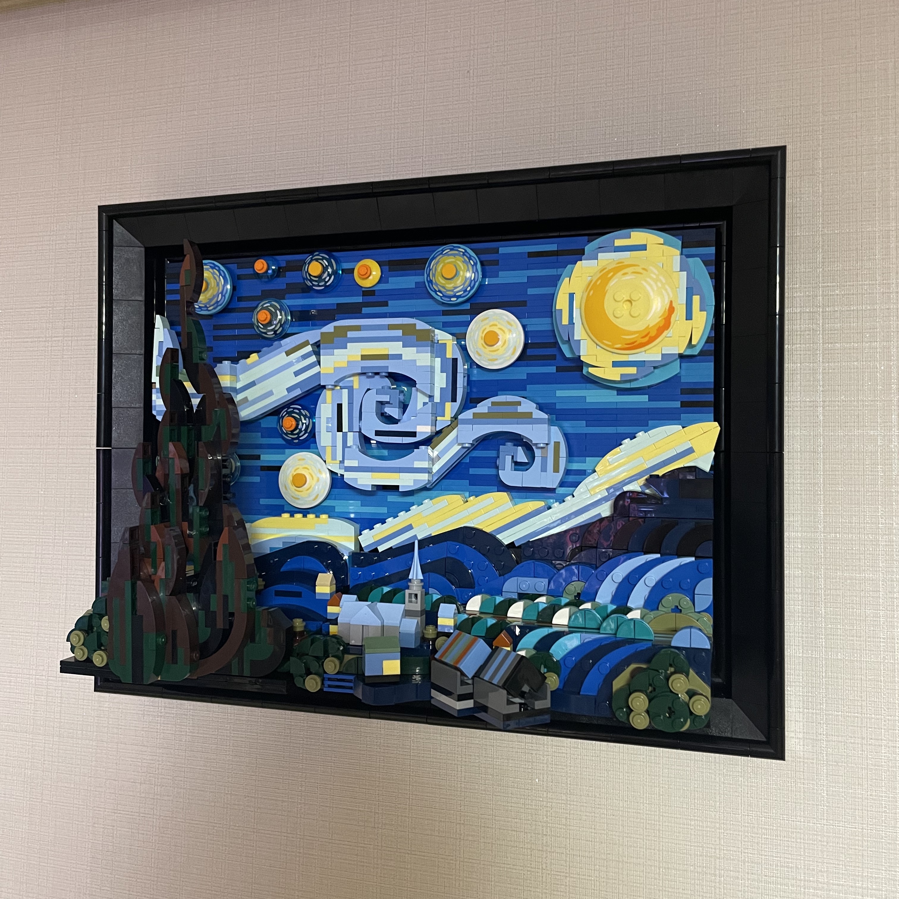 Lego Vincent Van Gogh The Starry Night 착용 스타일