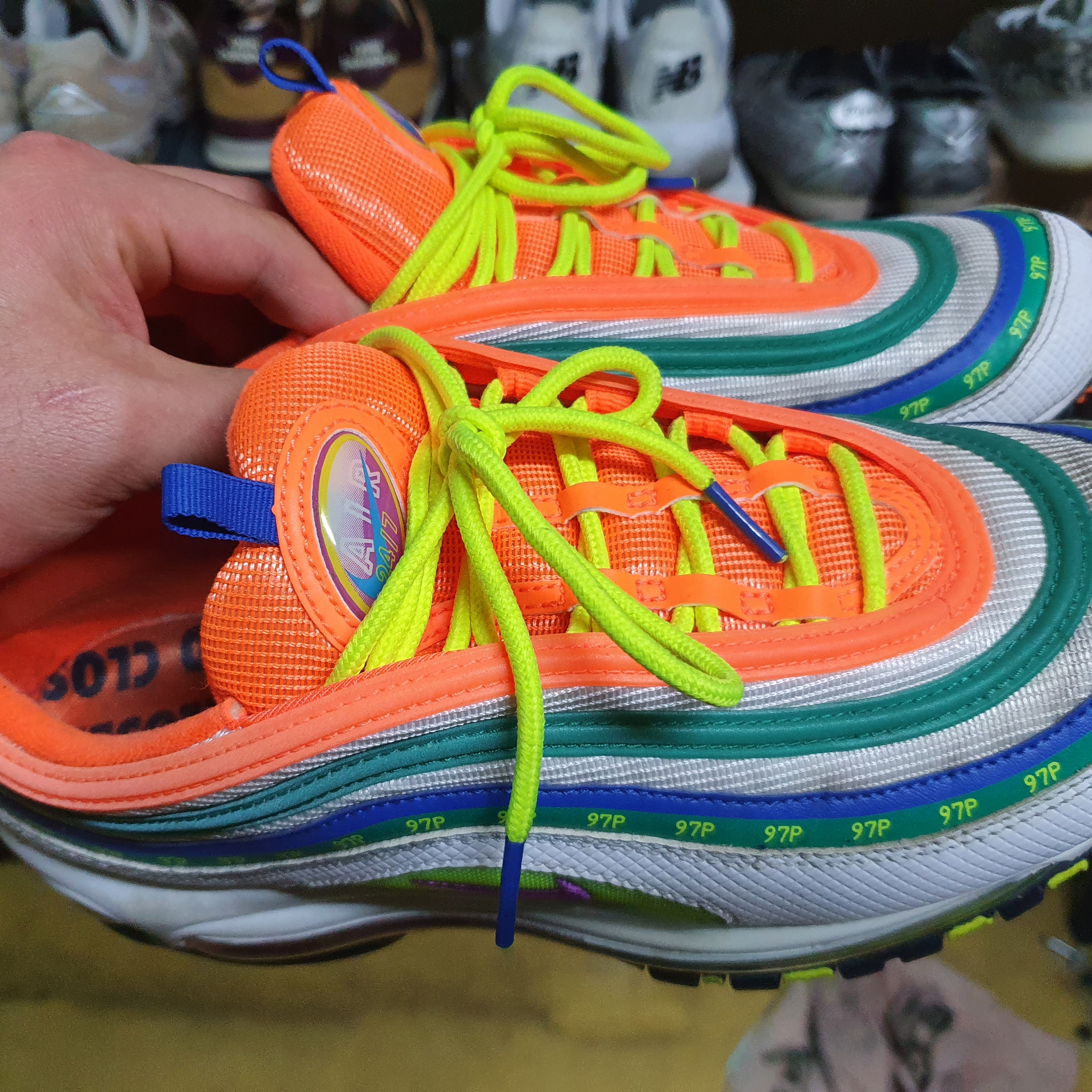 Nike Air Max 97 London Summer of Love 착용 스타일 - 2