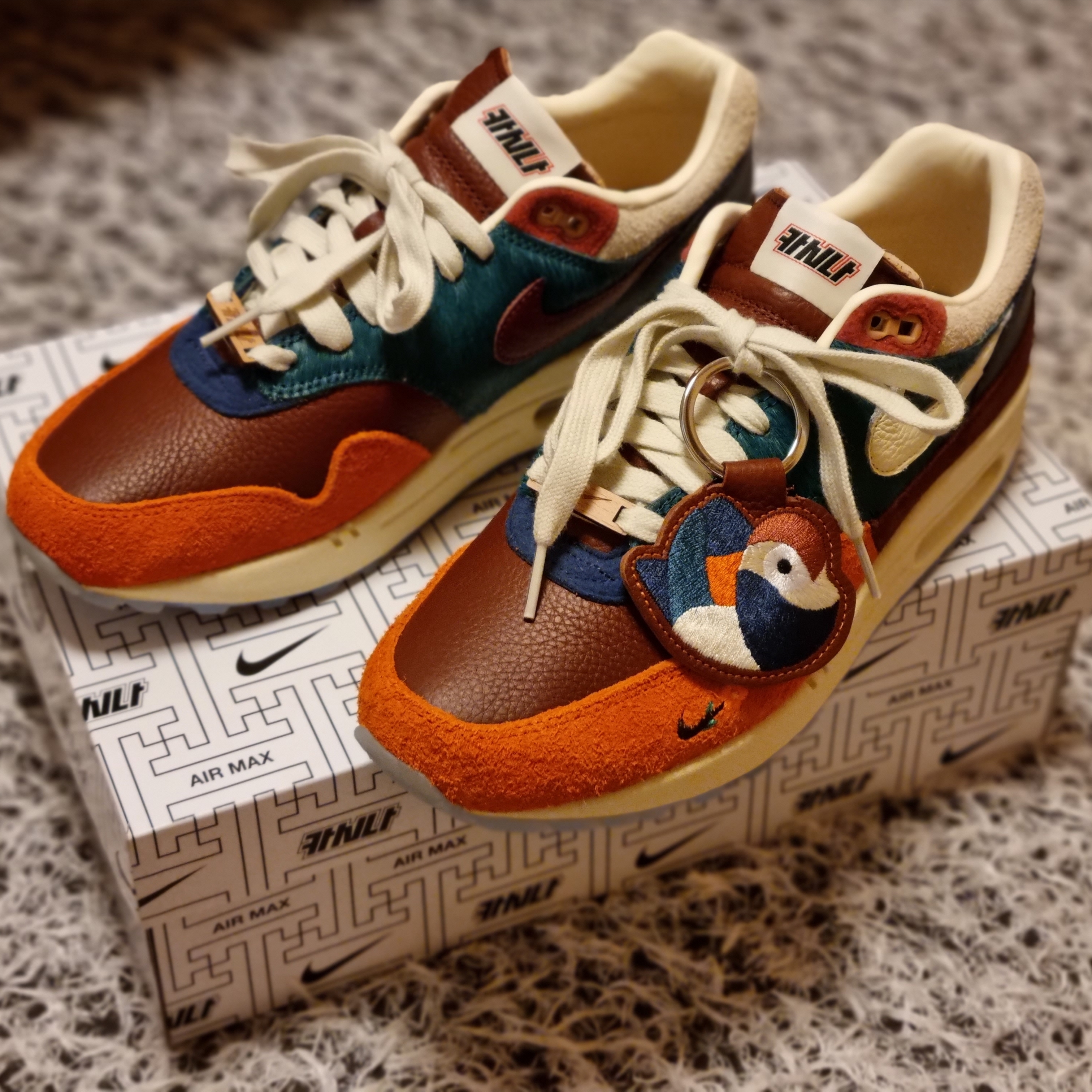 Nike x Kasina Air Max 1 SP Won-Ang Orange 착용 스타일 - 2