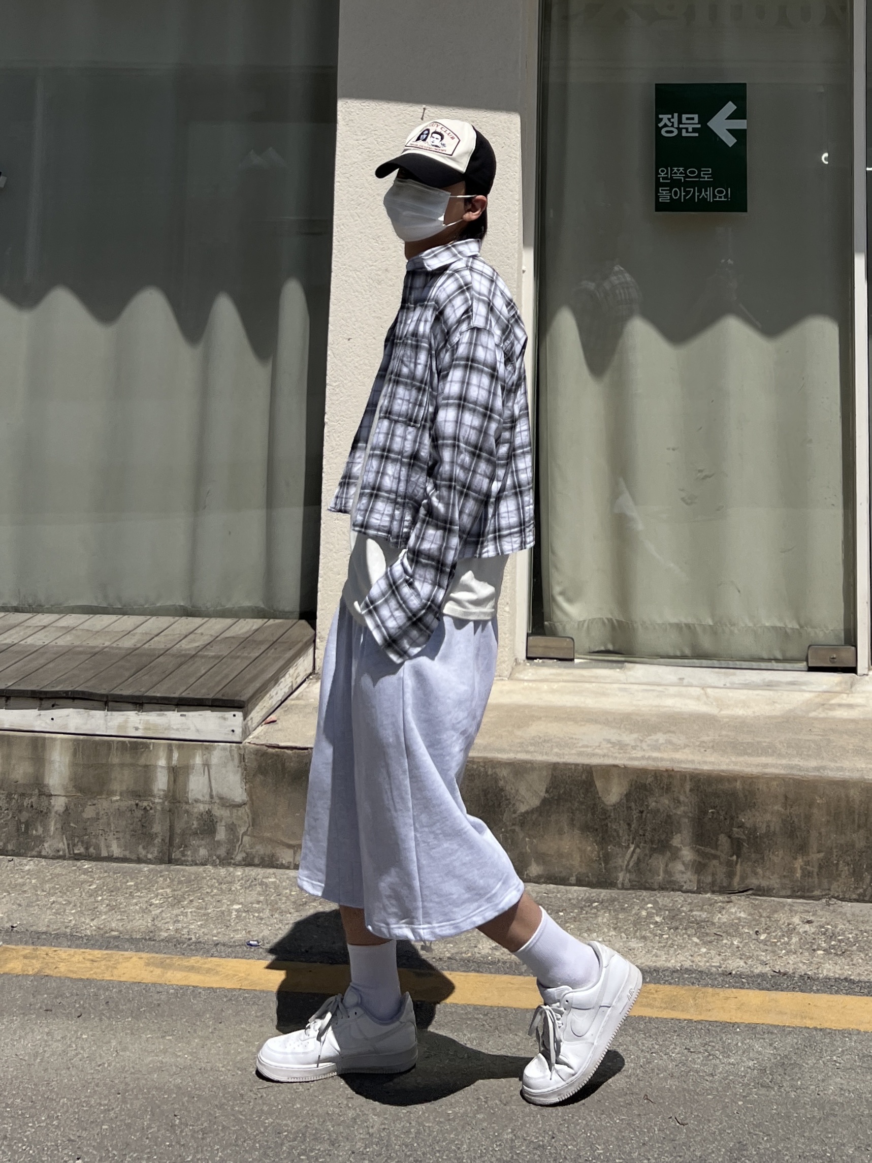 Nike Air Force 1 '07 Low White 착용 스타일