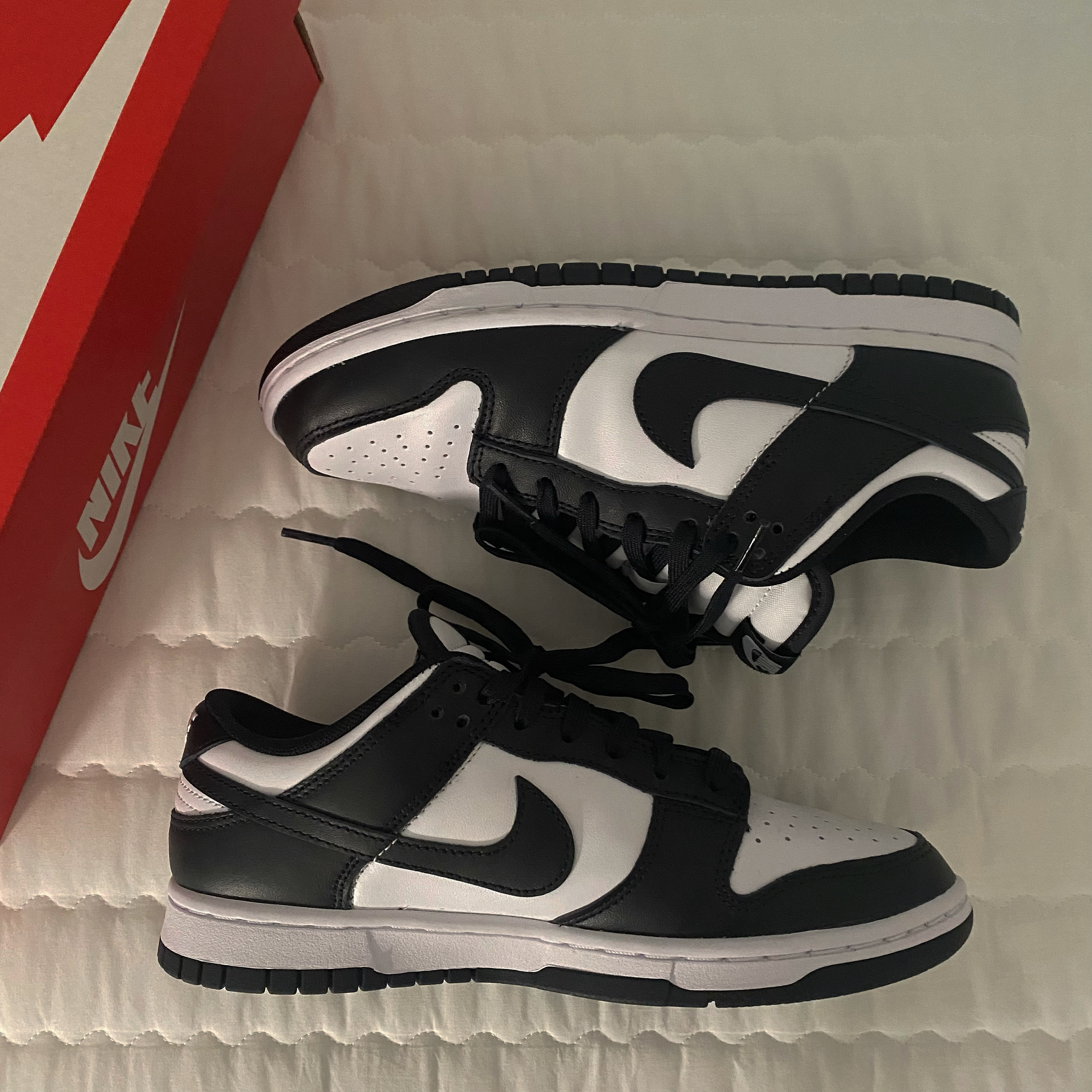 Nike Dunk Low Retro Black, (W) Nike Dunk Low Black 착용 스타일