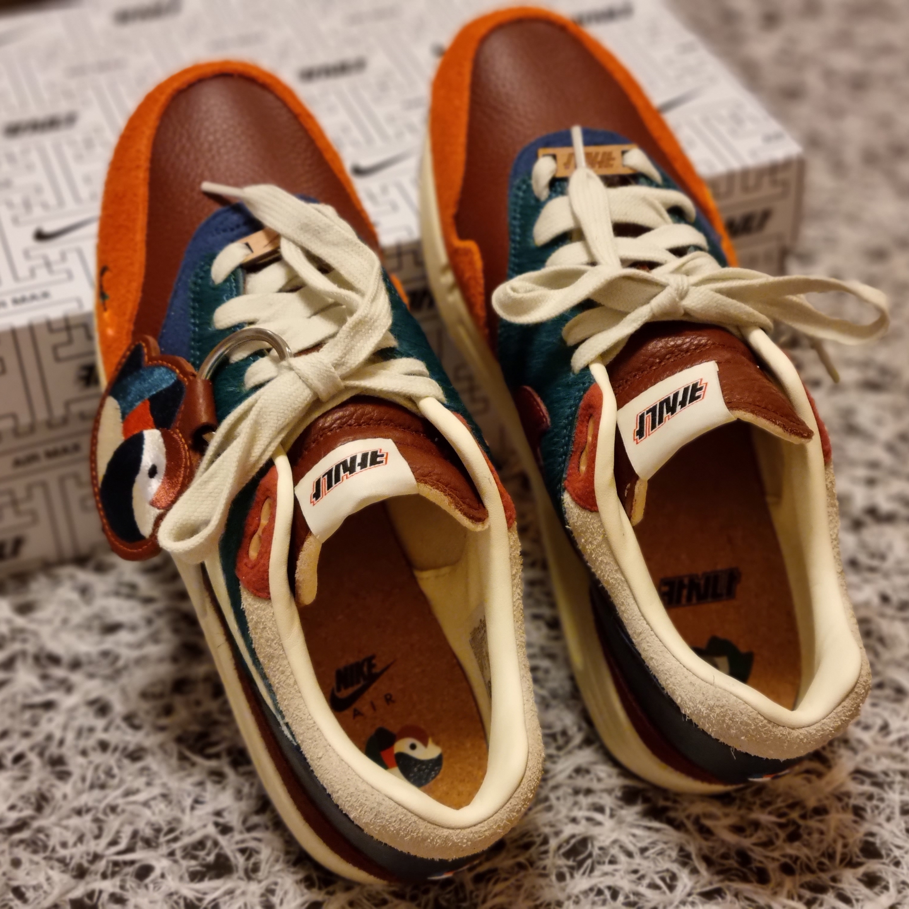 Nike x Kasina Air Max 1 SP Won-Ang Orange 착용 스타일 - 3
