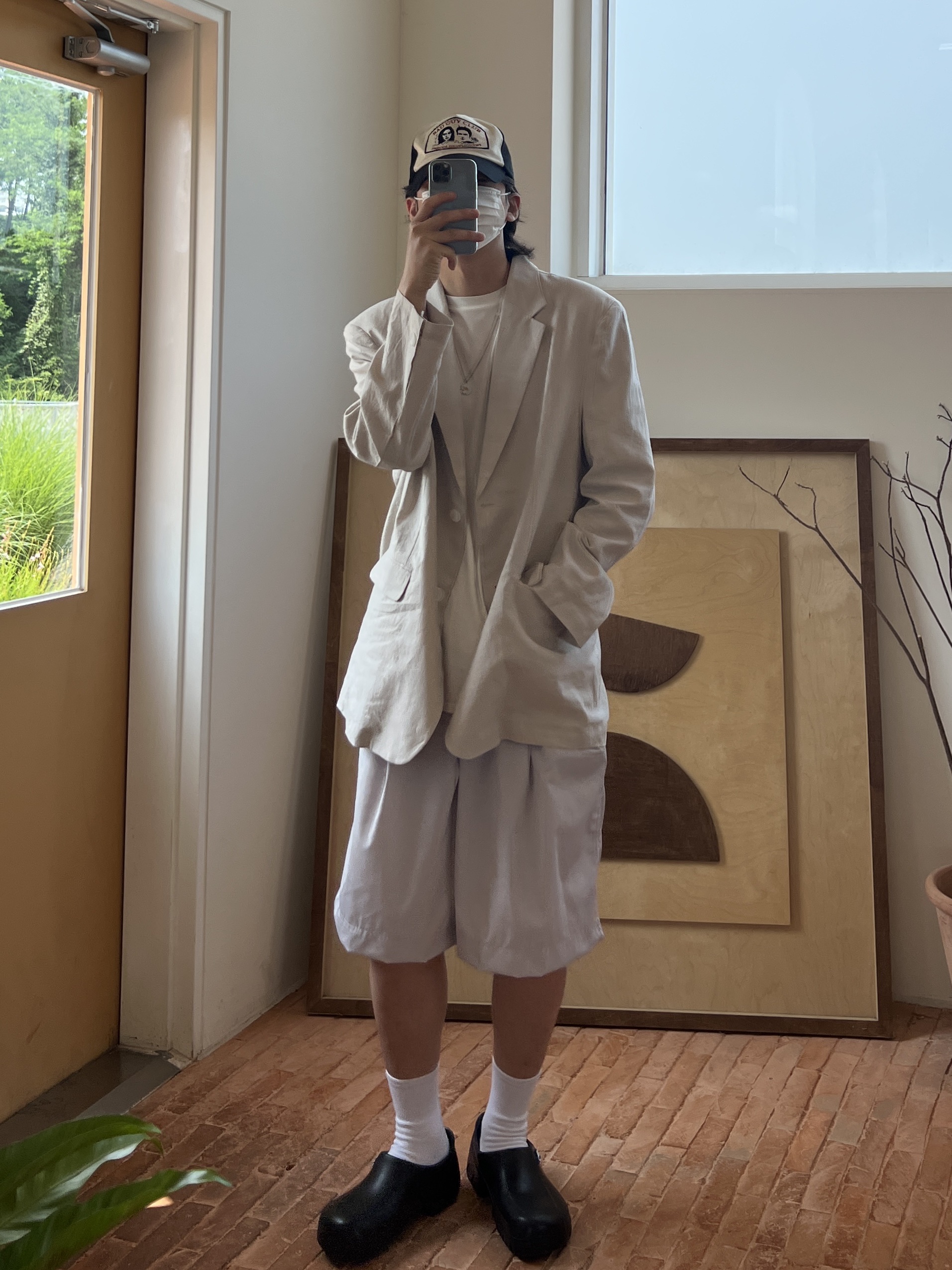 Birkenstock x Ader Error A630 Black 착용 스타일