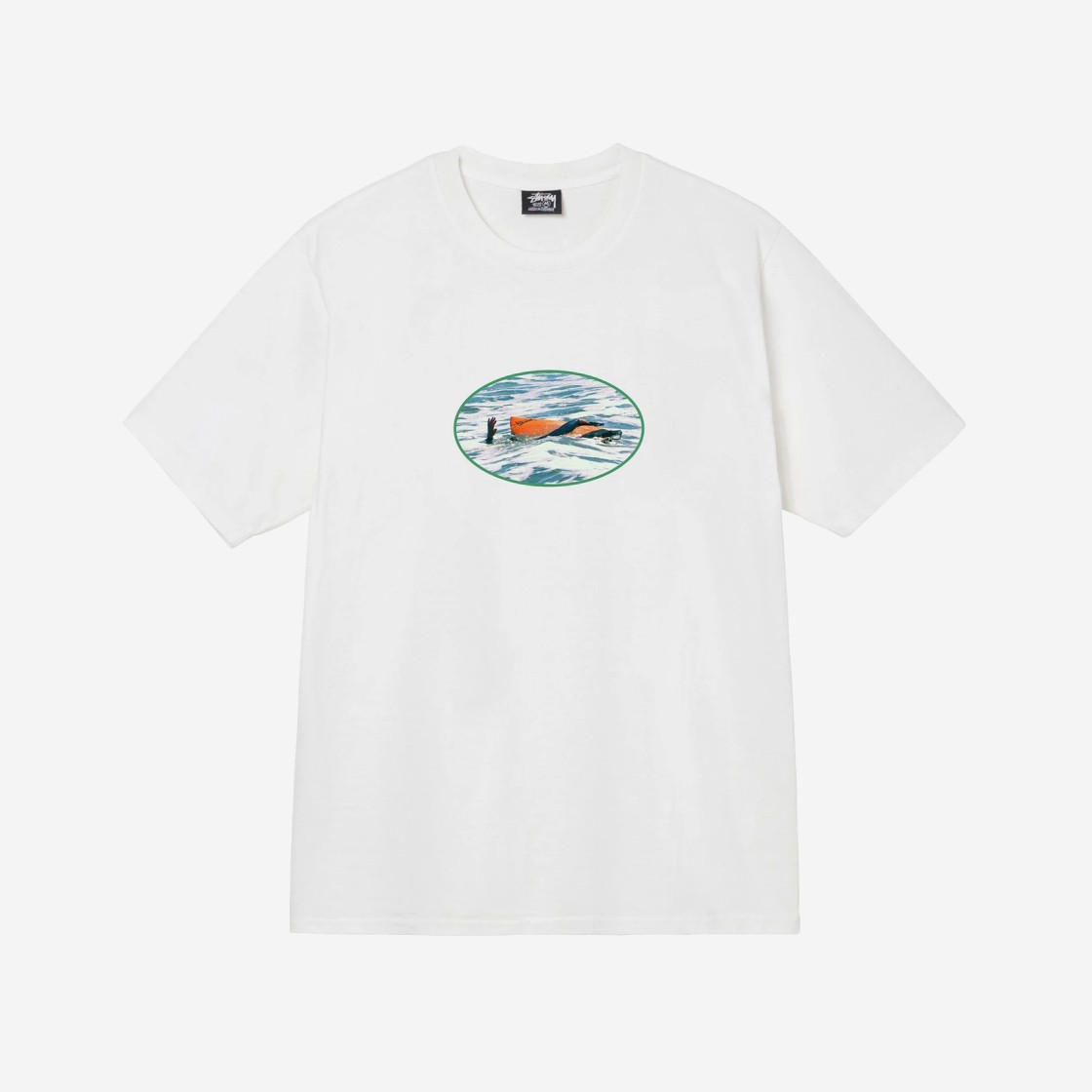 Stussy Gum Crush 2 Pigment Dyed T-Shirt Natural 상세 이미지 1