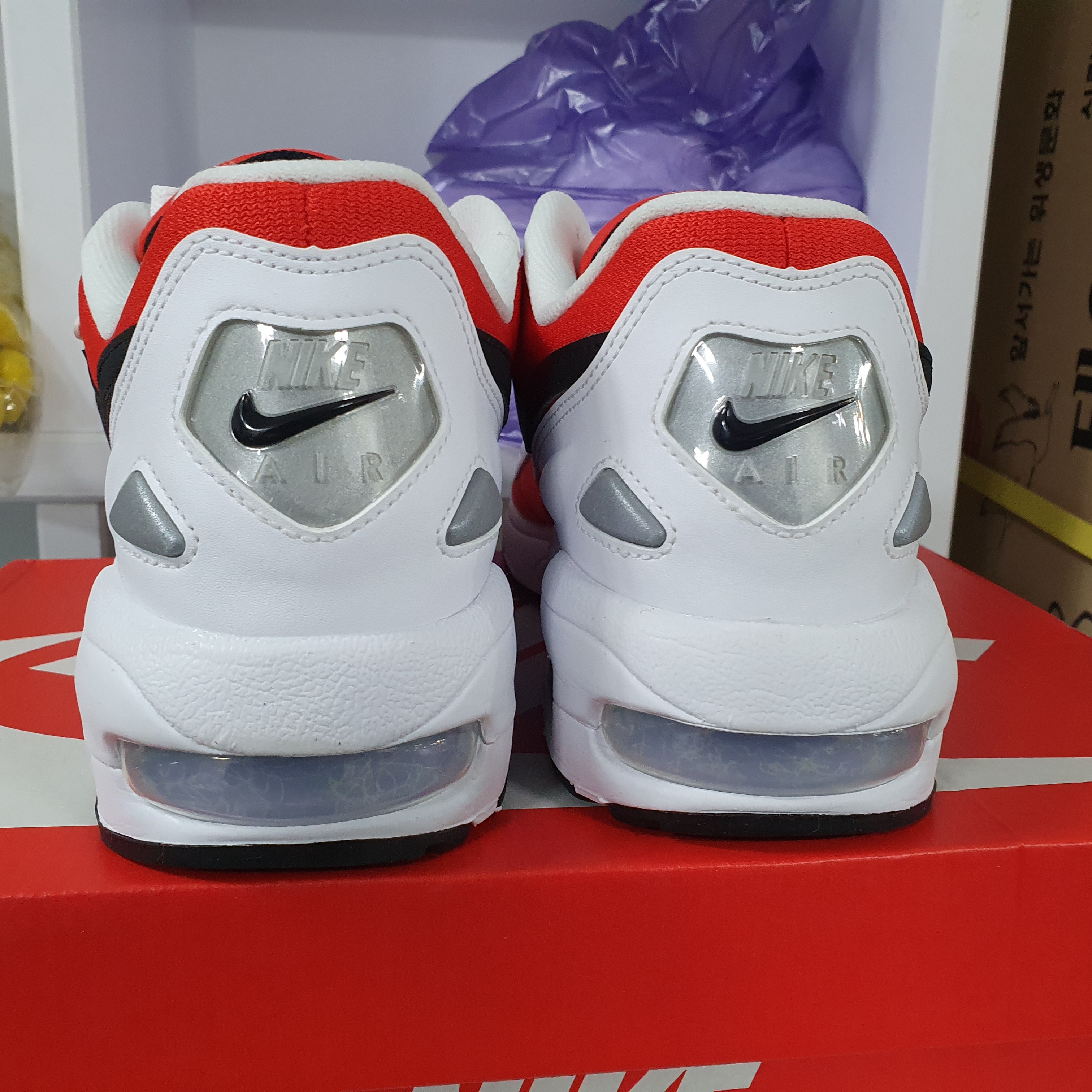 Nike Air Max 2 Light Habanero Red 착용 스타일 - 3