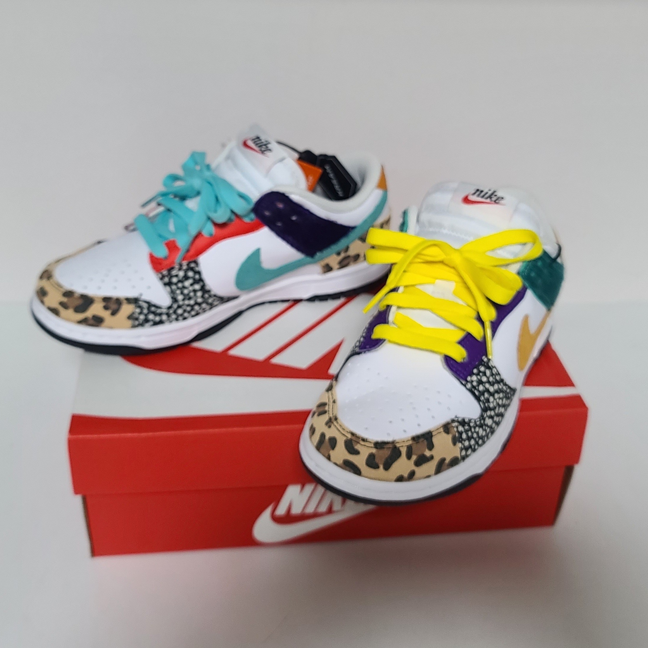 (W) Nike Dunk Low SE Patchwork 착용 스타일 - 4