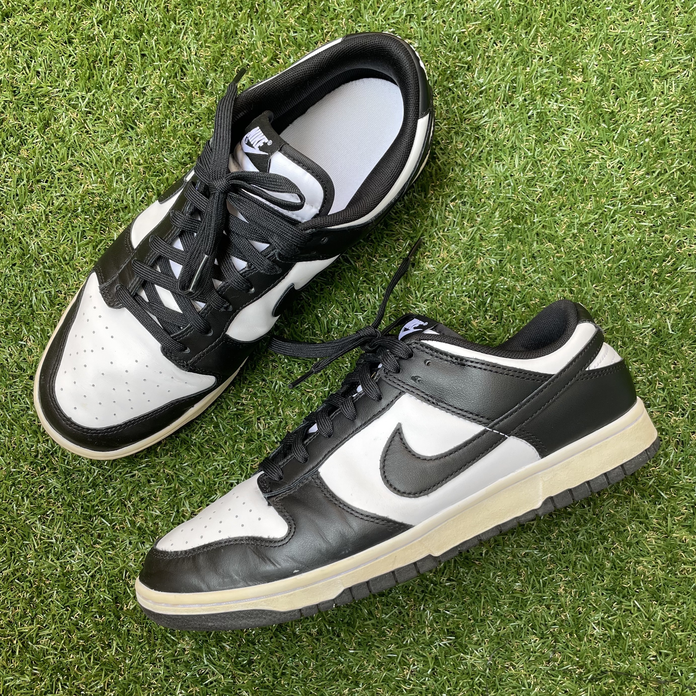 Nike Dunk Low Retro Black, (W) Nike Dunk Low Black 착용 스타일 - 3