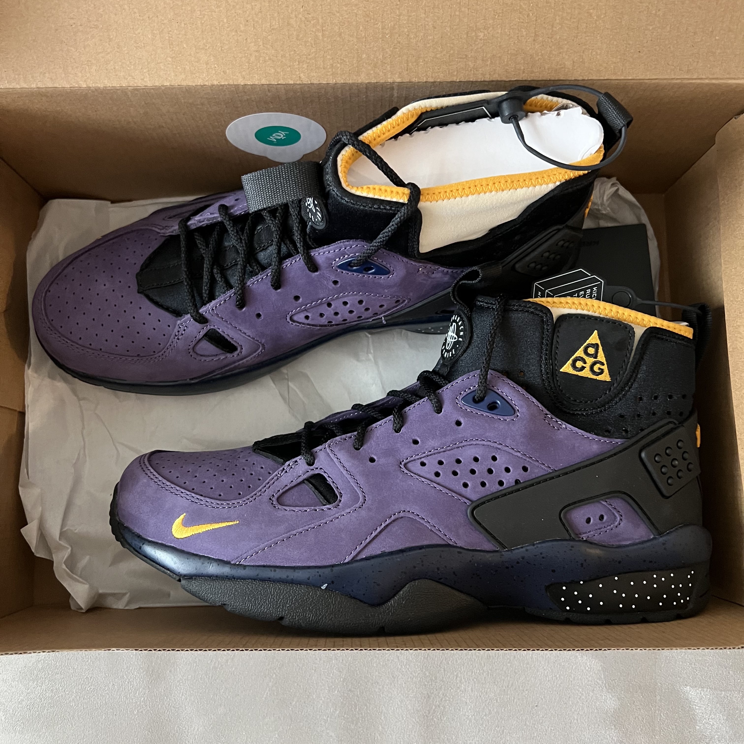 Nike ACG Air Mowabb Gravity Purple 착용 스타일 - 2