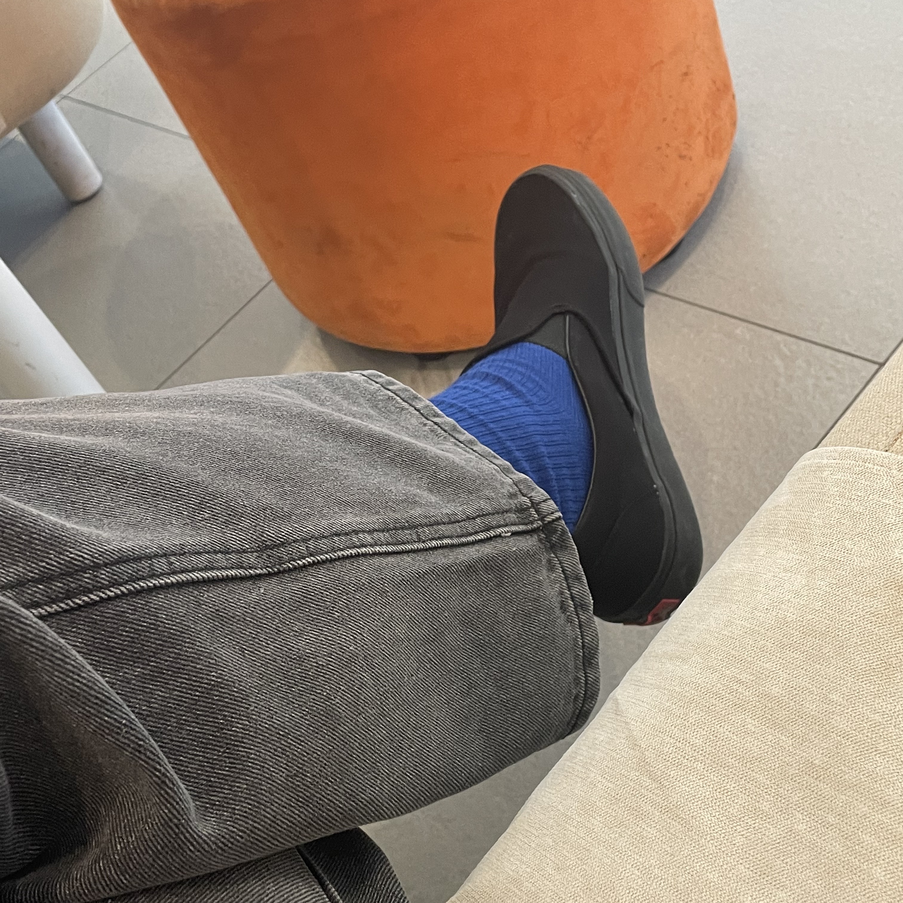 Vans Classic Slip-On Black 착용 스타일 - 1