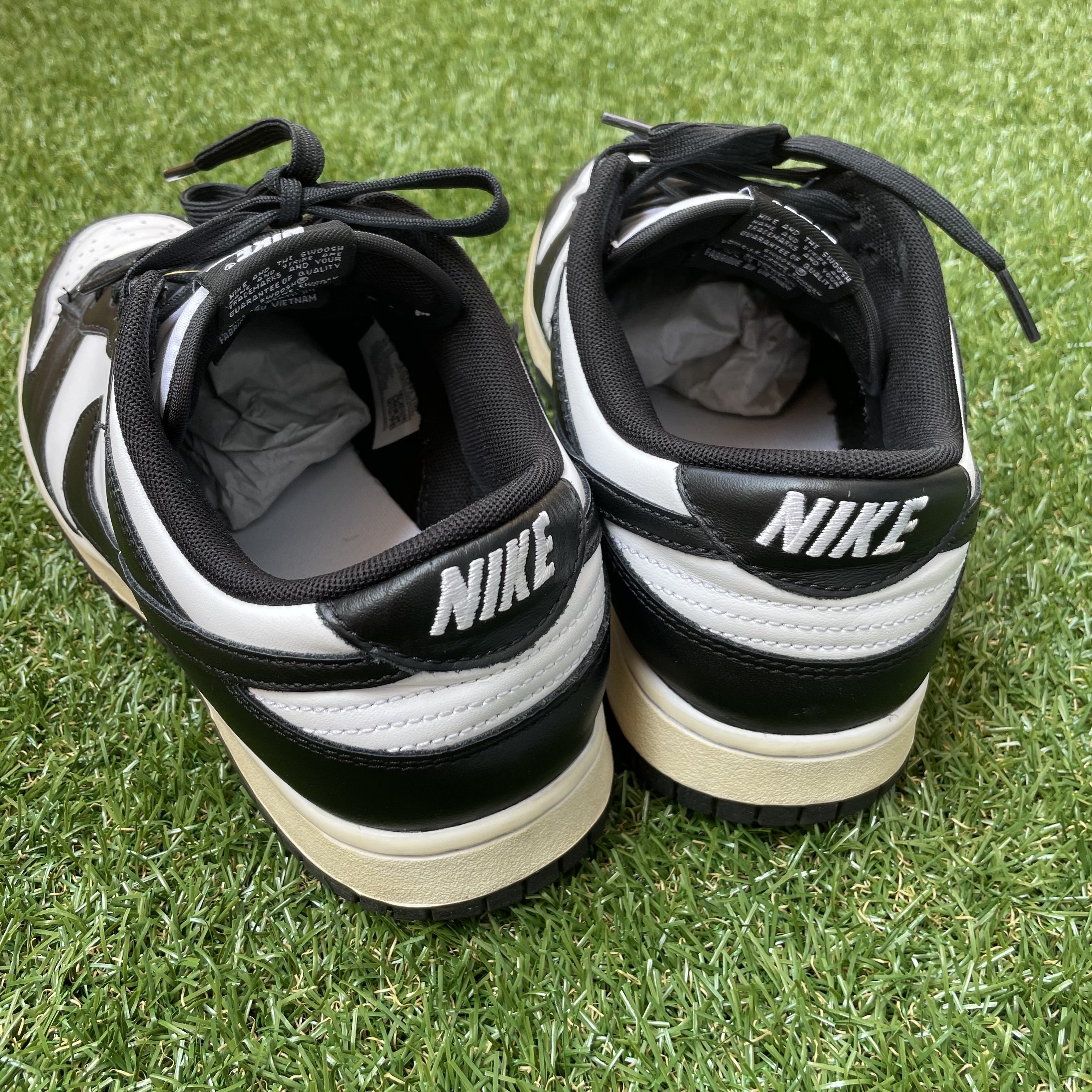 Nike Dunk Low Retro Black, (W) Nike Dunk Low Black 착용 스타일 - 2