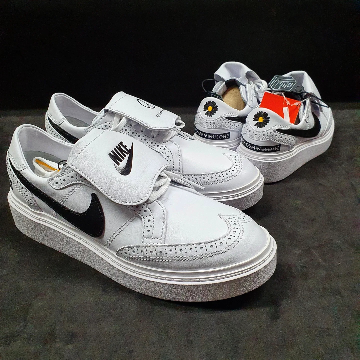 Nike x Peaceminusone Kwondo1 White 착용 스타일 - 1