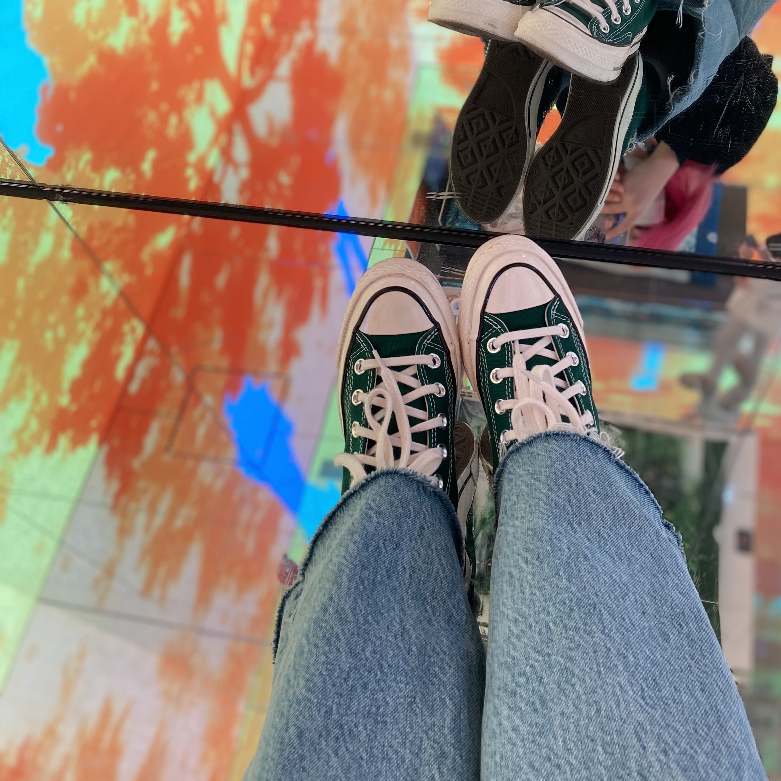 Converse Chuck 70 High Midnight Clover 착용 스타일
