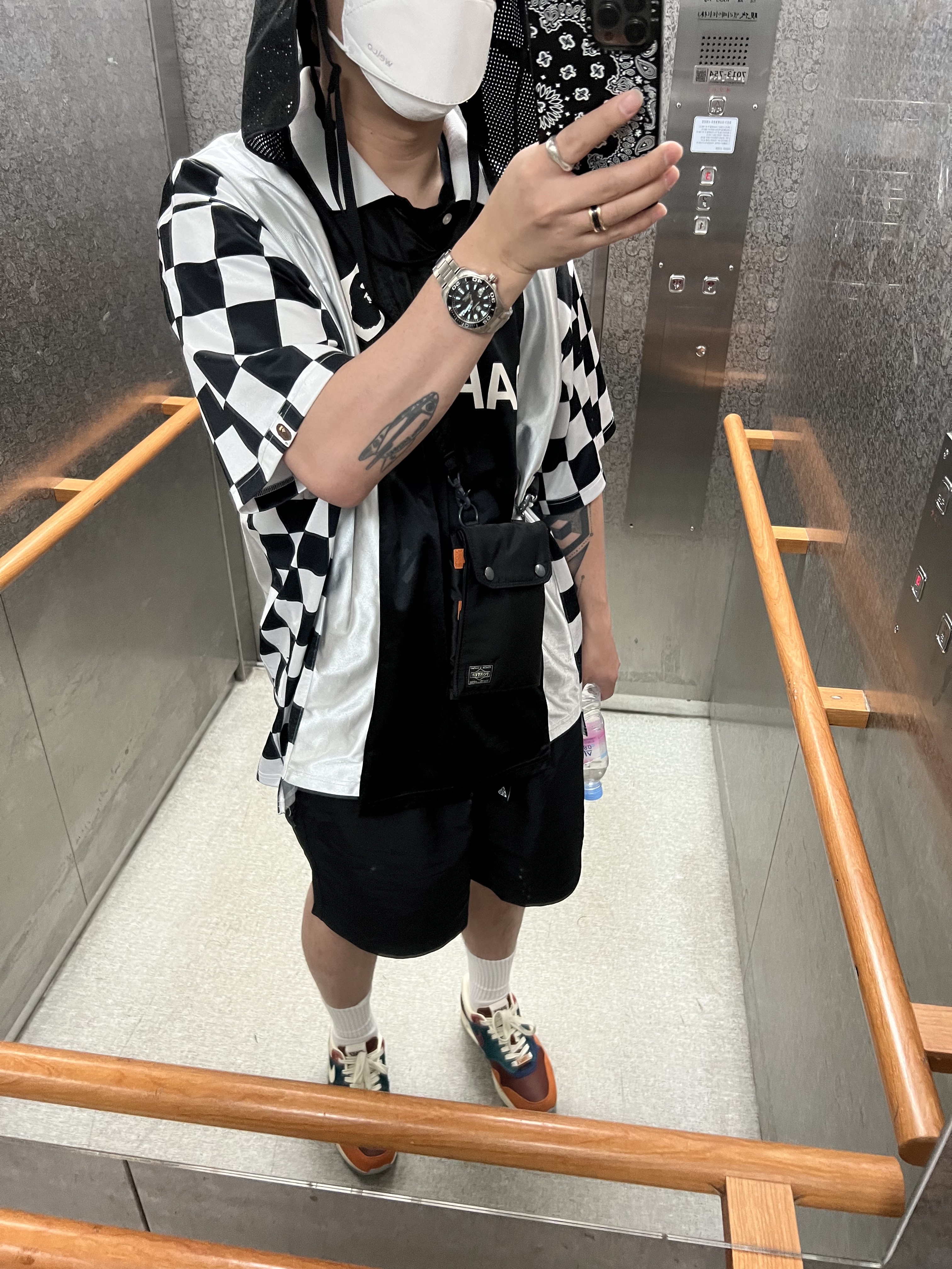 Nike NRG ACG Trail Shorts Black Dark Smoke Grey - Asia, Nike x Kasina Air Max 1 SP Won-Ang Orange 착용 스타일