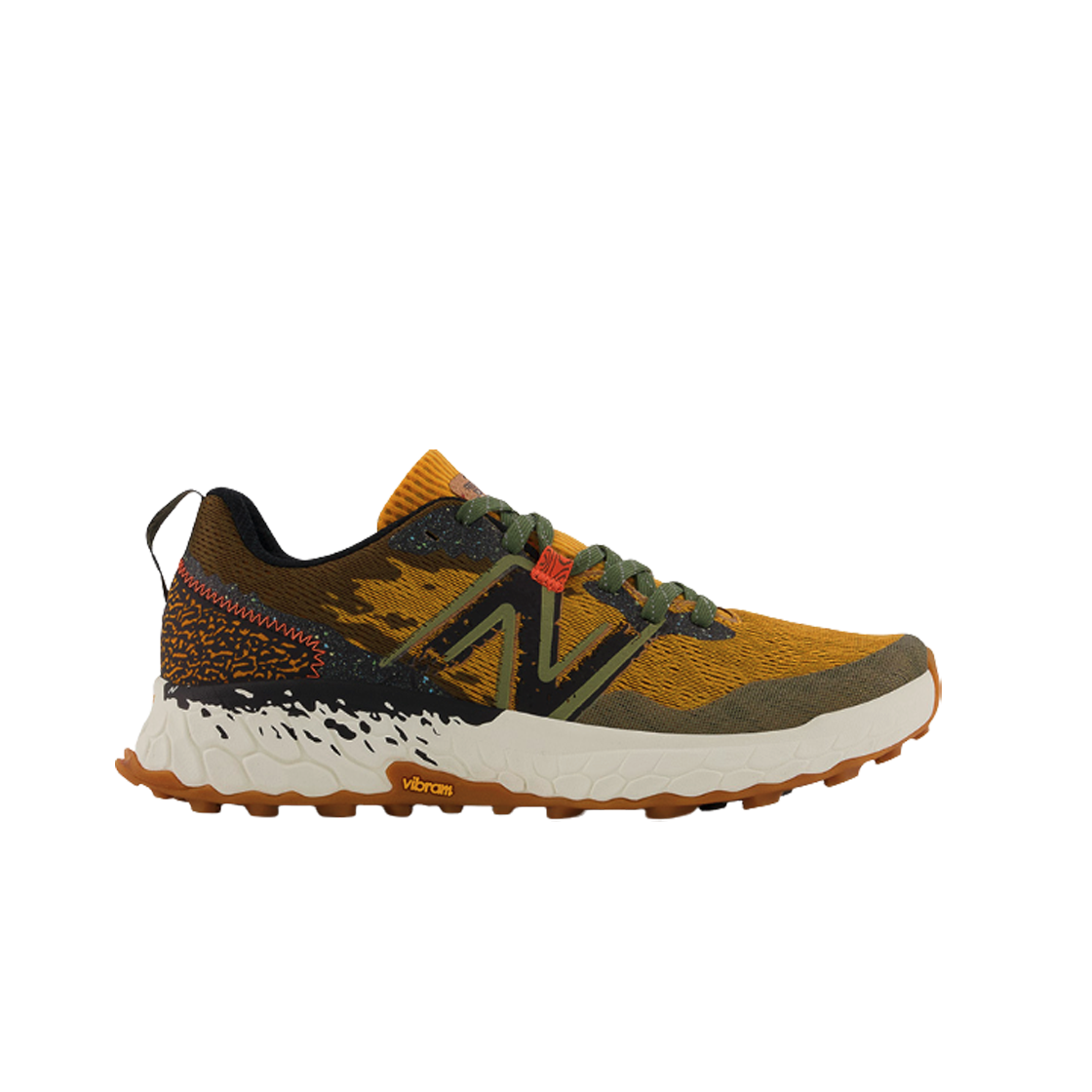 뉴발란스 프레쉬 폼 X 이에로 v7 골든 아워 다크 카모 - 2E 와이드(New Balance Fresh Foam X Hierro v7 Golden Hour Dark Camo - 2E Wide)