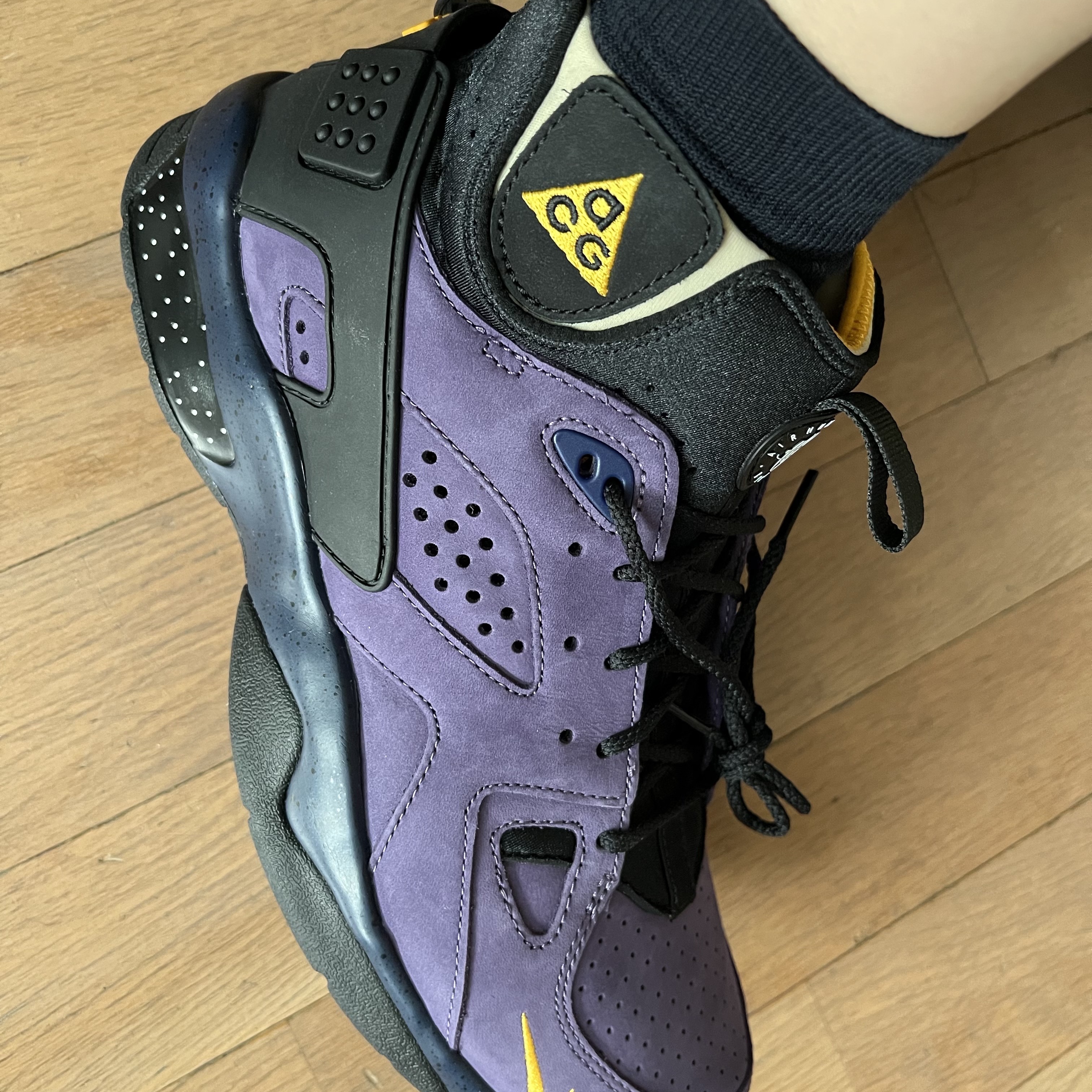 Nike ACG Air Mowabb Gravity Purple 착용 스타일 - 3