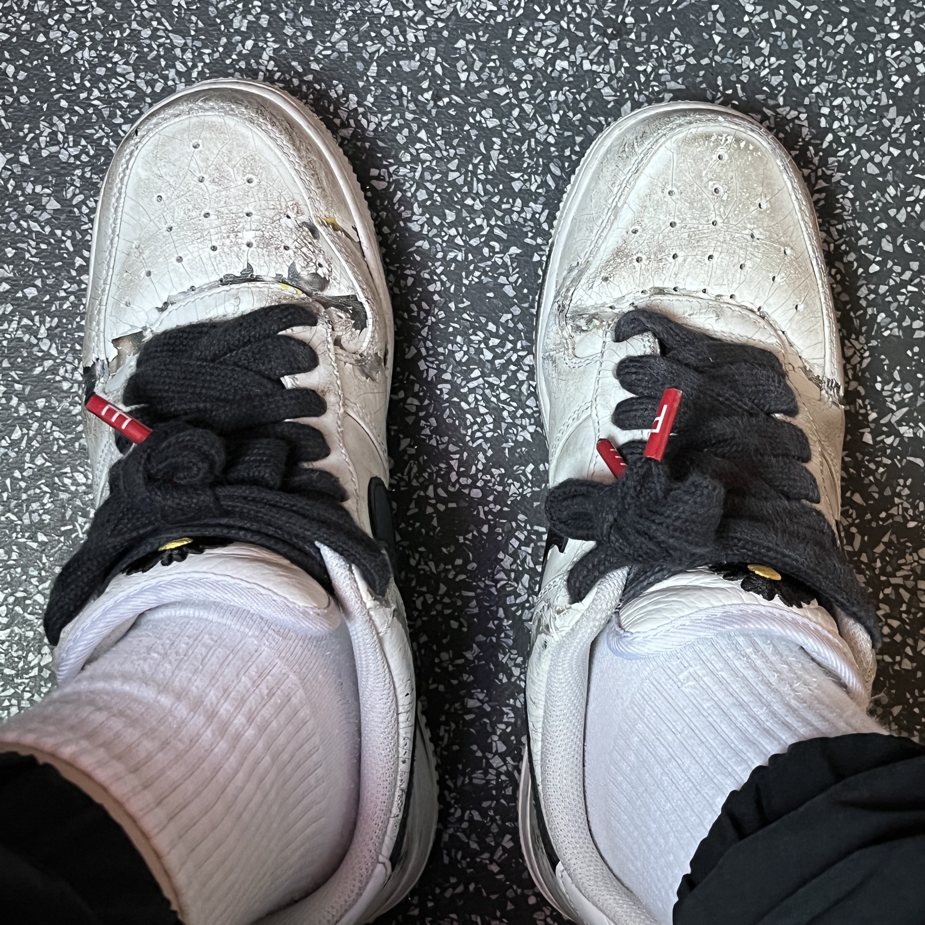 Nike x Peaceminusone Air Force 1 Low Para-Noise 2.0 착용 스타일 - 2