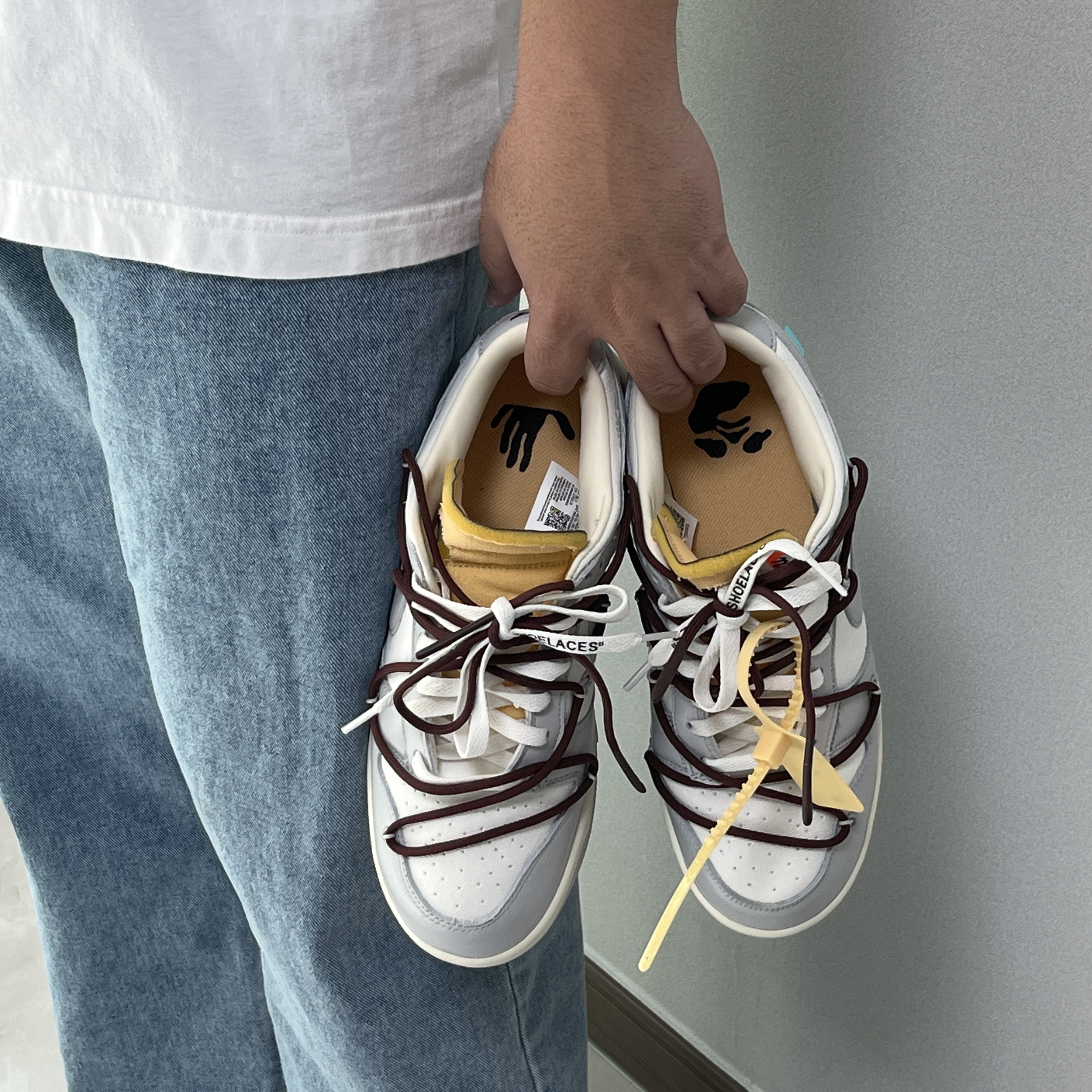 Nike x Off-White Dunk Low The 50 - Lot 46 착용 스타일 - 1