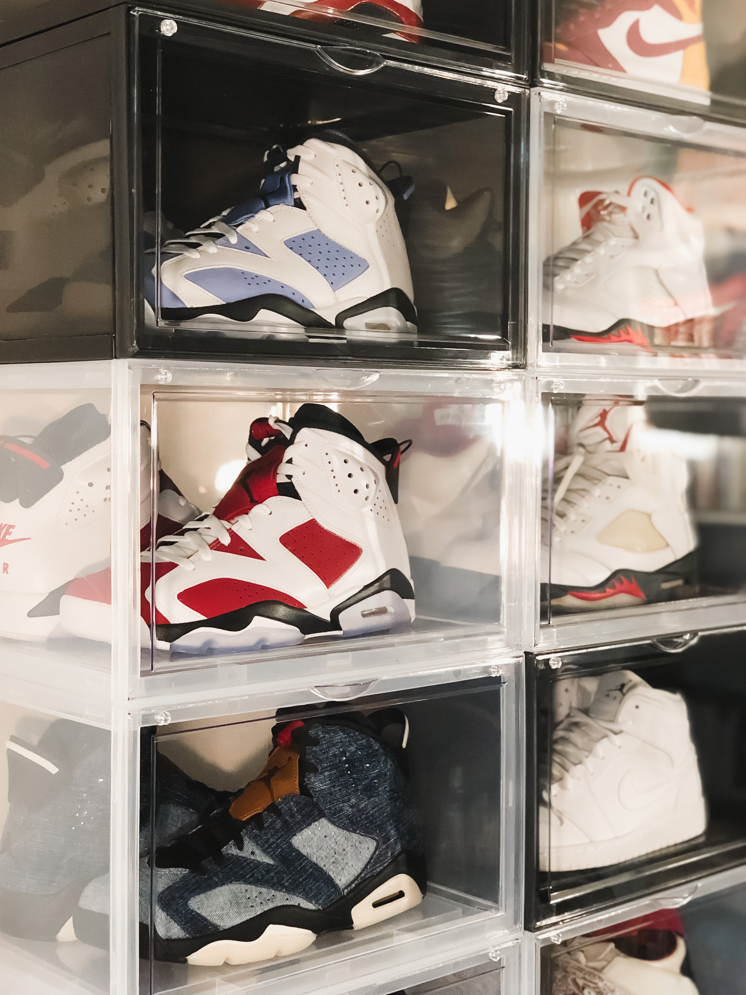Jordan 1 Retro High OG Light Smoke Grey, Jordan 6 Retro Infrared White 2014 착용 스타일 - 2