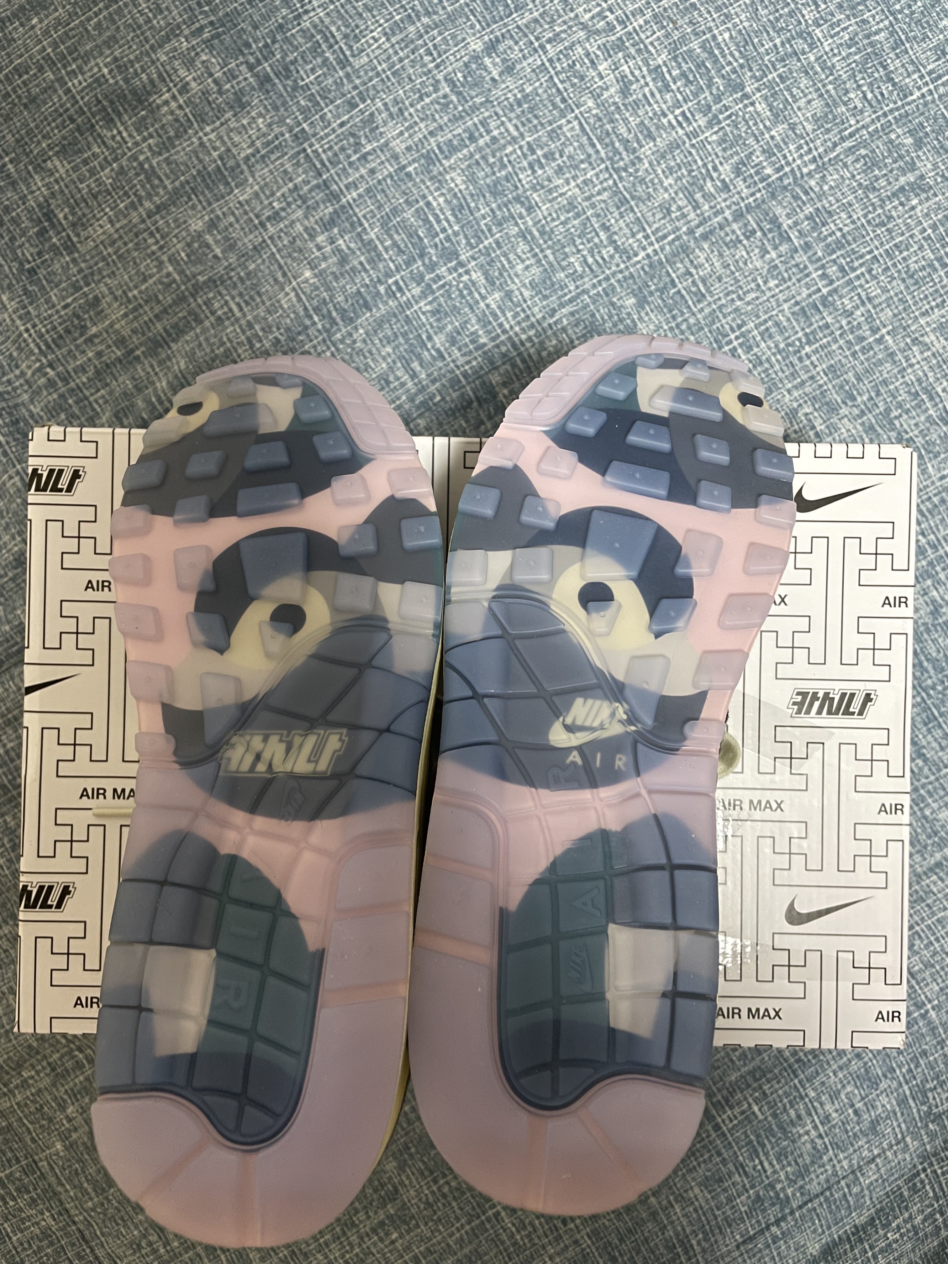 Nike x Kasina Air Max 1 SP Won-Ang Particle Grey 착용 스타일 - 3