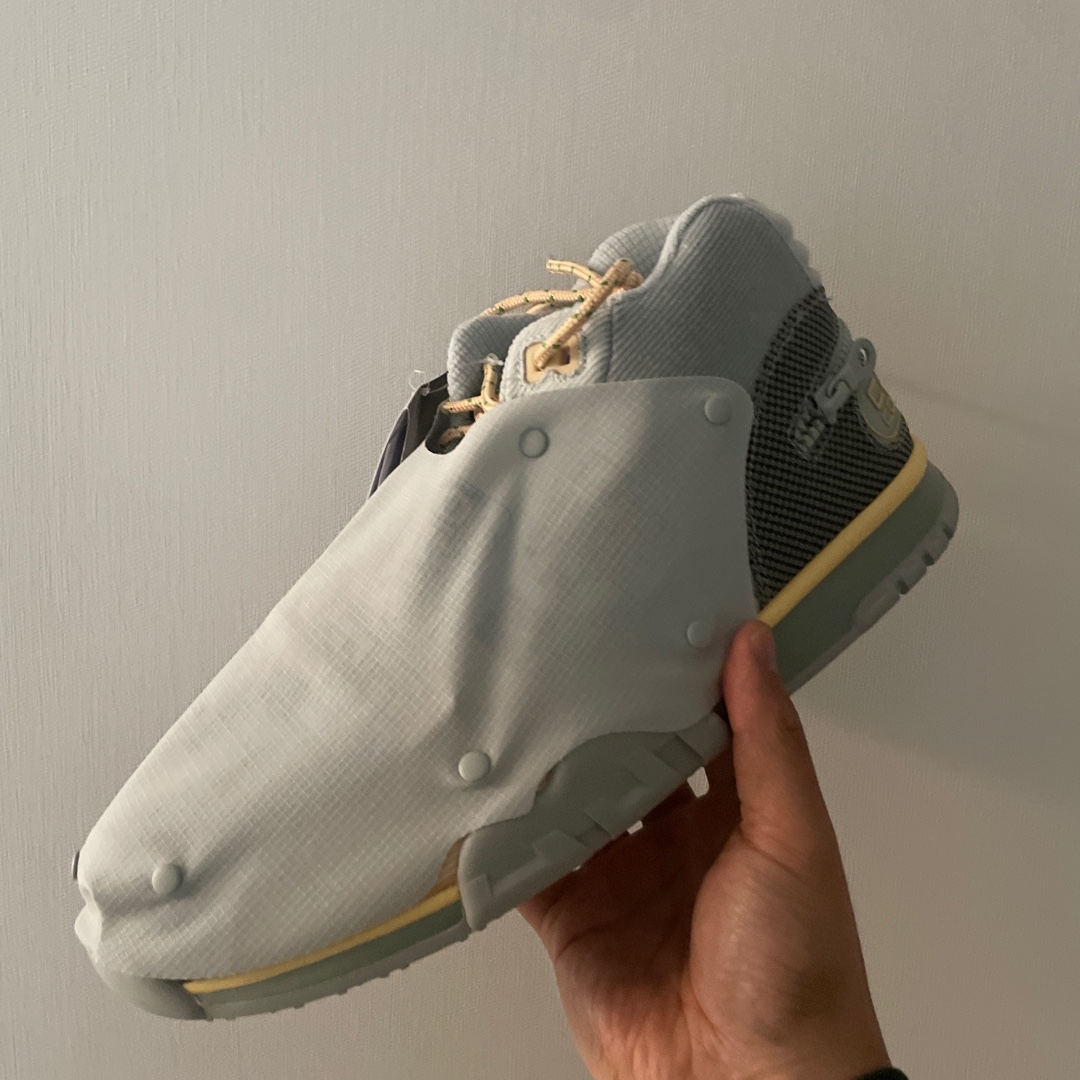 Nike x Travis Scott Nike Air Trainer 1 Grey Haze and Dusty Sage 착용 스타일 - 1