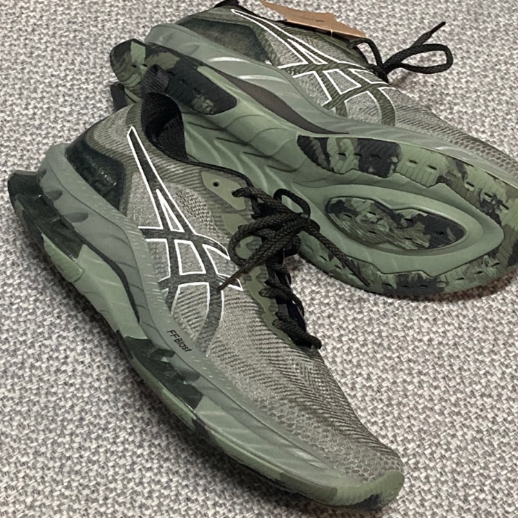 Asics Gel-Kinsei Blast LE Linchen Green White 착용 스타일 - 2