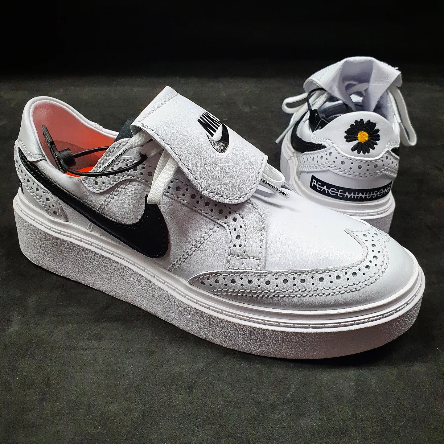 Nike x Peaceminusone Kwondo1 White 착용 스타일 - 3