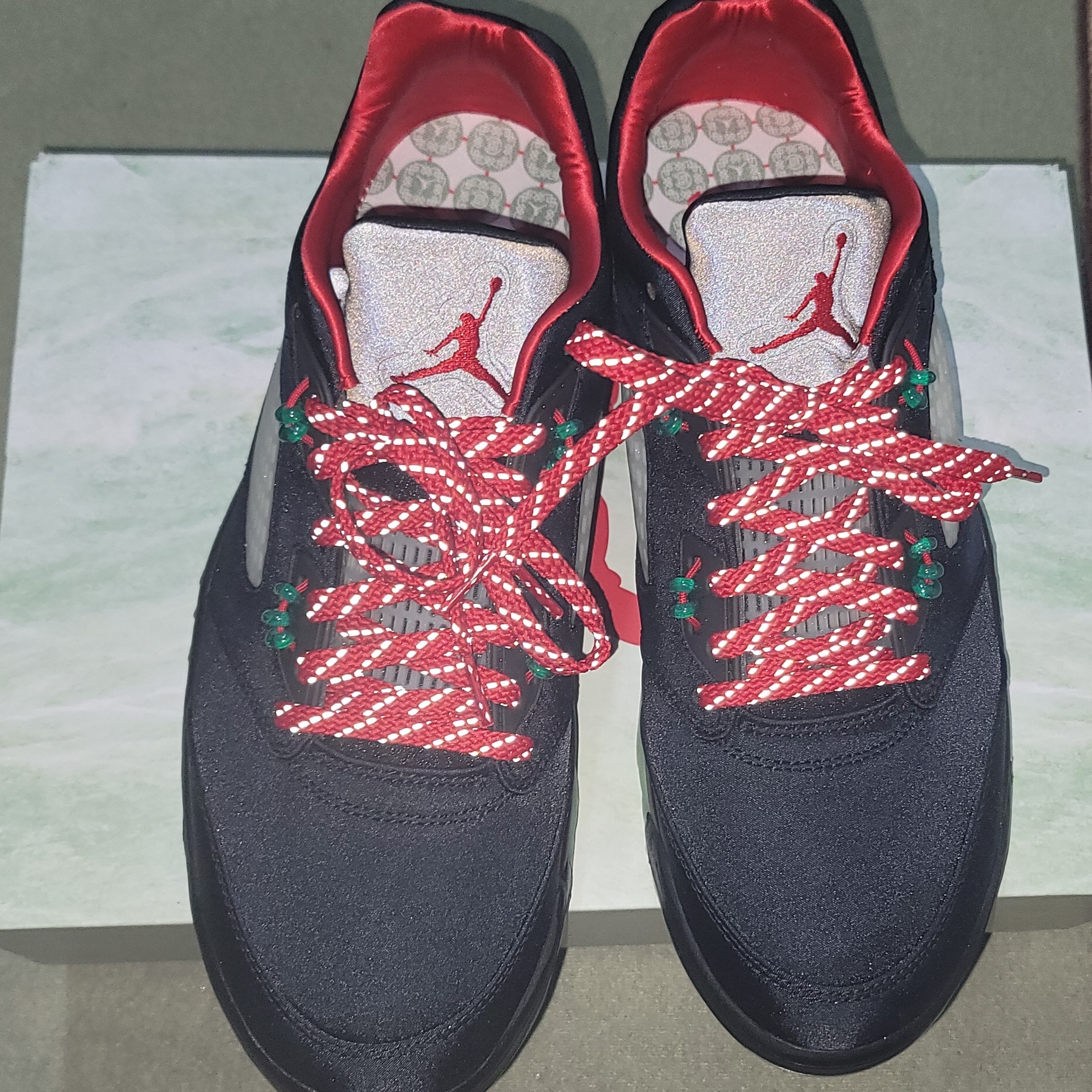 Jordan 5 x Clot Retro Low SP Anthracite 착용 스타일
