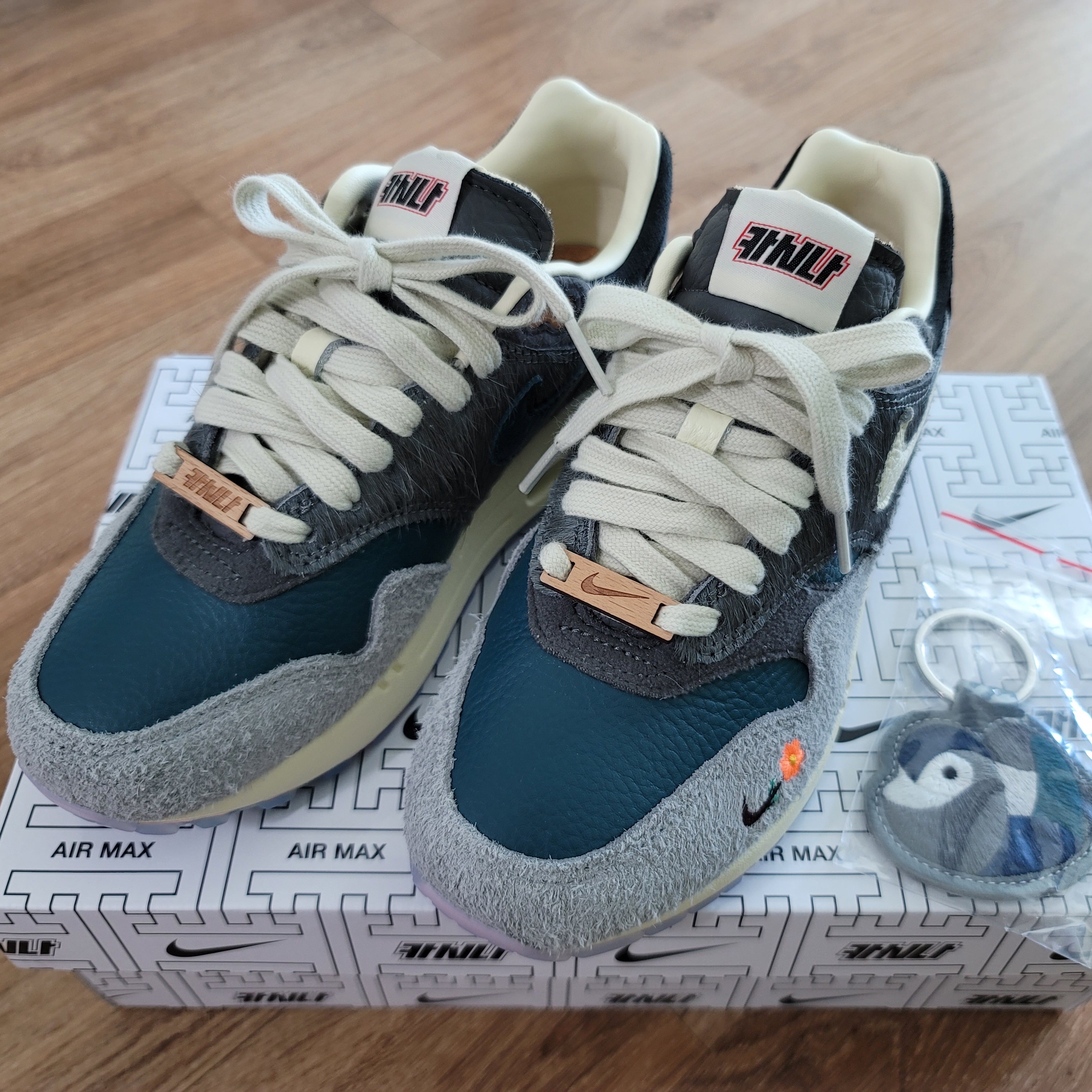 Nike x Kasina Air Max 1 SP Won-Ang Particle Grey 착용 스타일