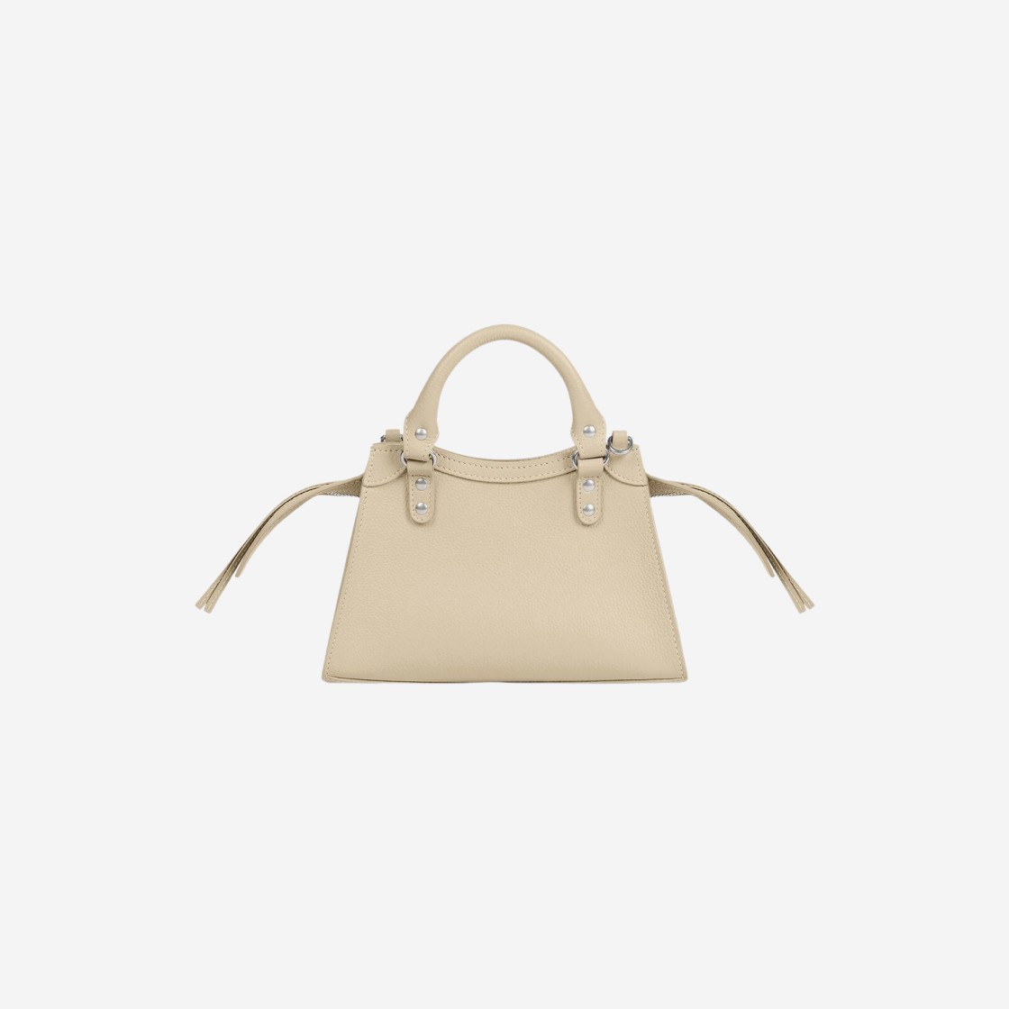 Balenciaga Grained Calfskin Neo Classic Mini Handbag Beige 상세 이미지 3