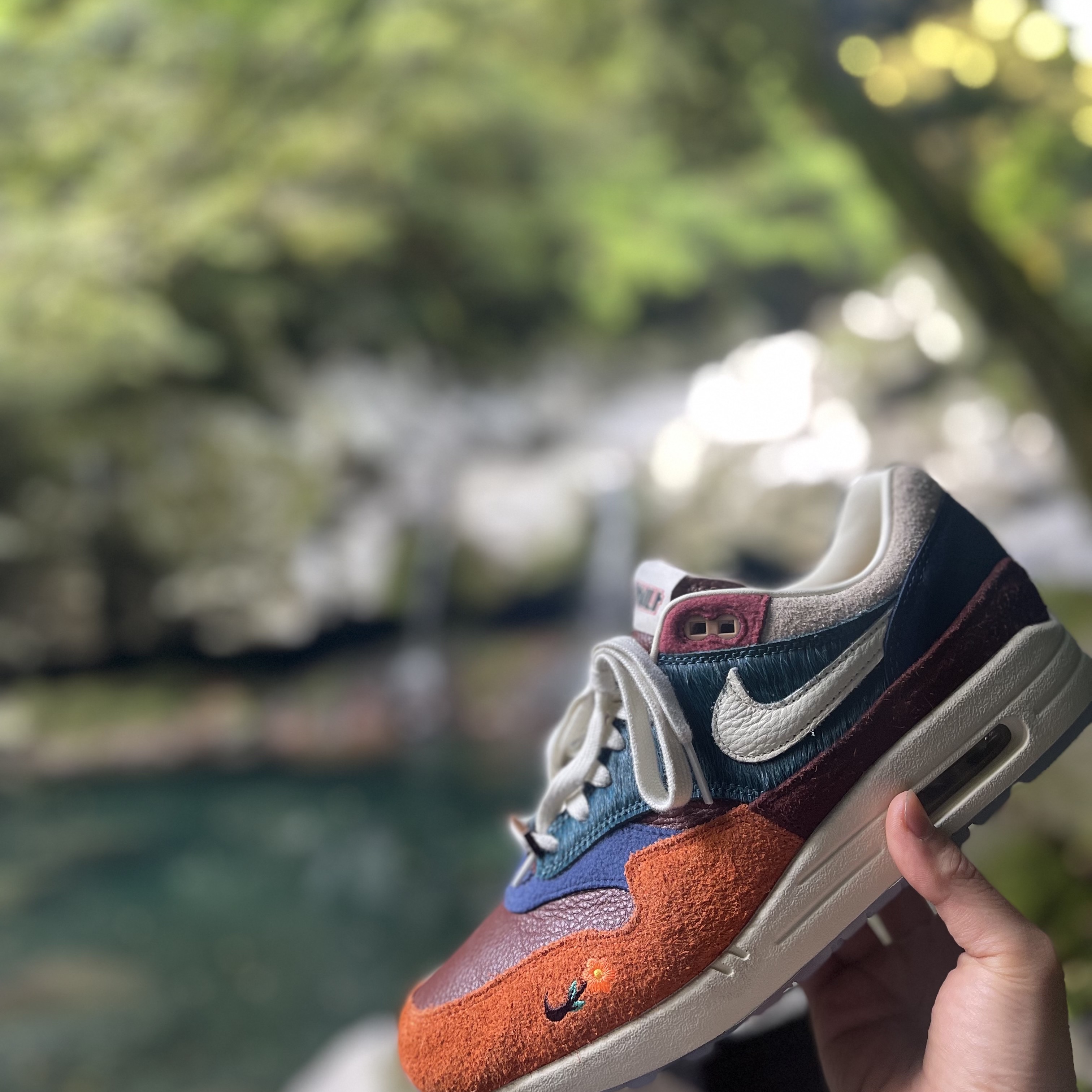 Nike x Kasina Air Max 1 SP Won-Ang Orange 착용 스타일 - 1