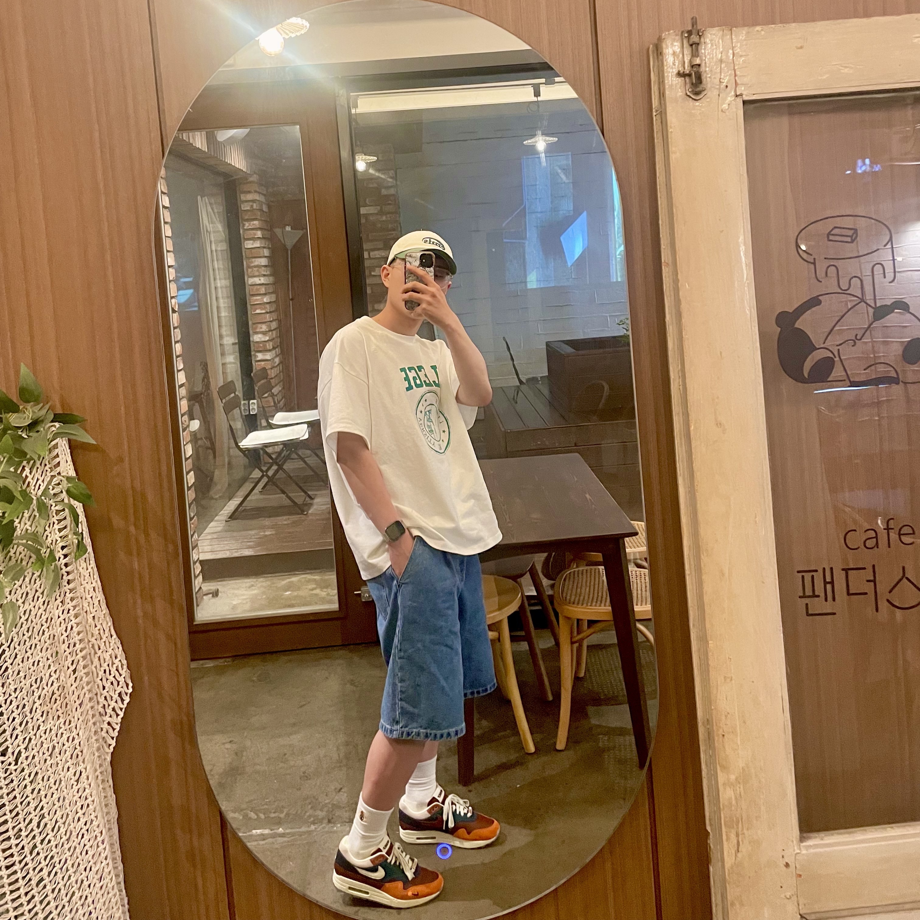 Nike x Kasina Air Max 1 SP Won-Ang Orange 착용 스타일